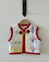 Vintage - Patchwork Quilted Vest 2-4Y