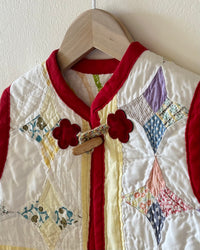Vintage - Patchwork Quilted Vest 2-4Y