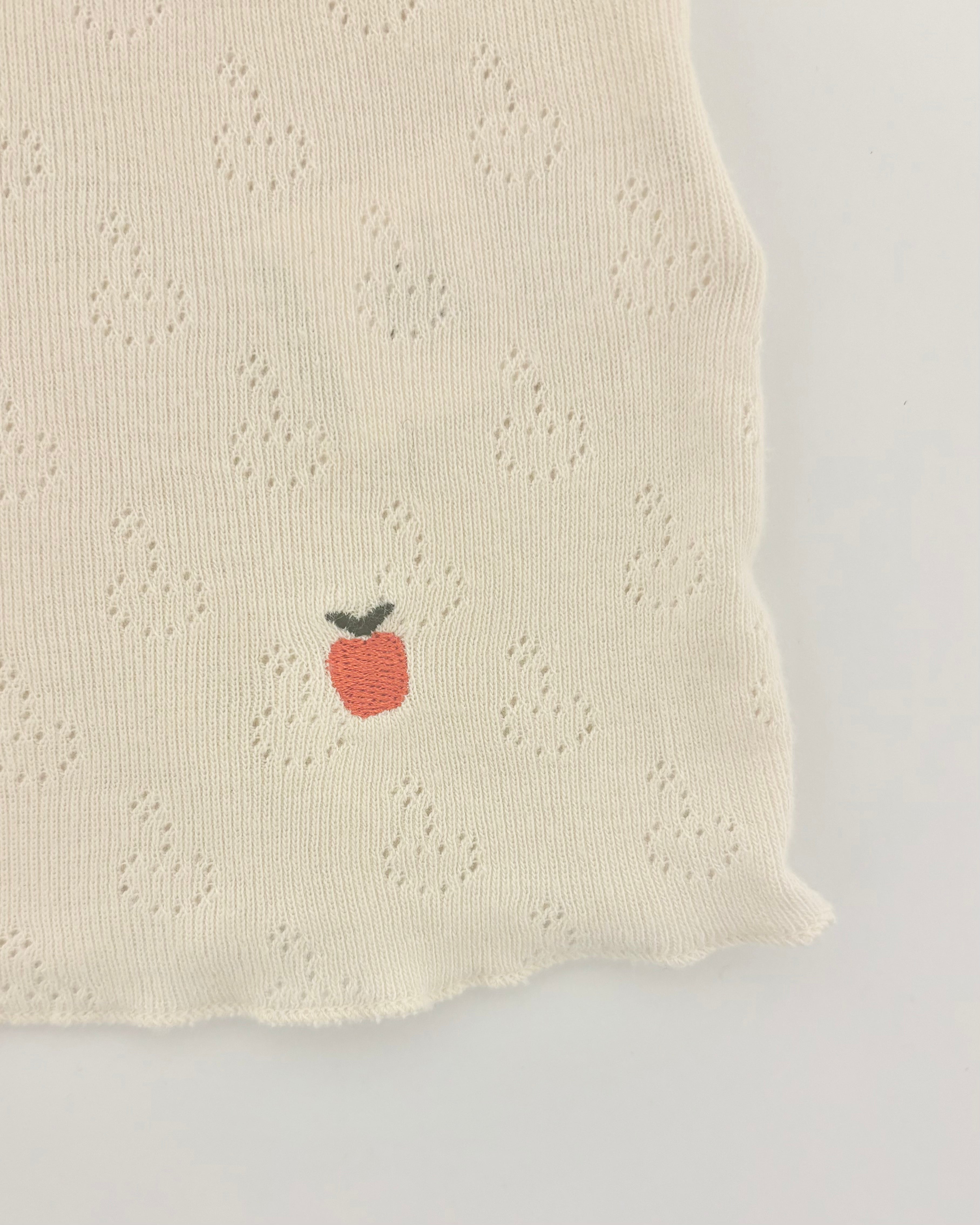 Emile & Ida - Pointelle Polo Button Down 2Y