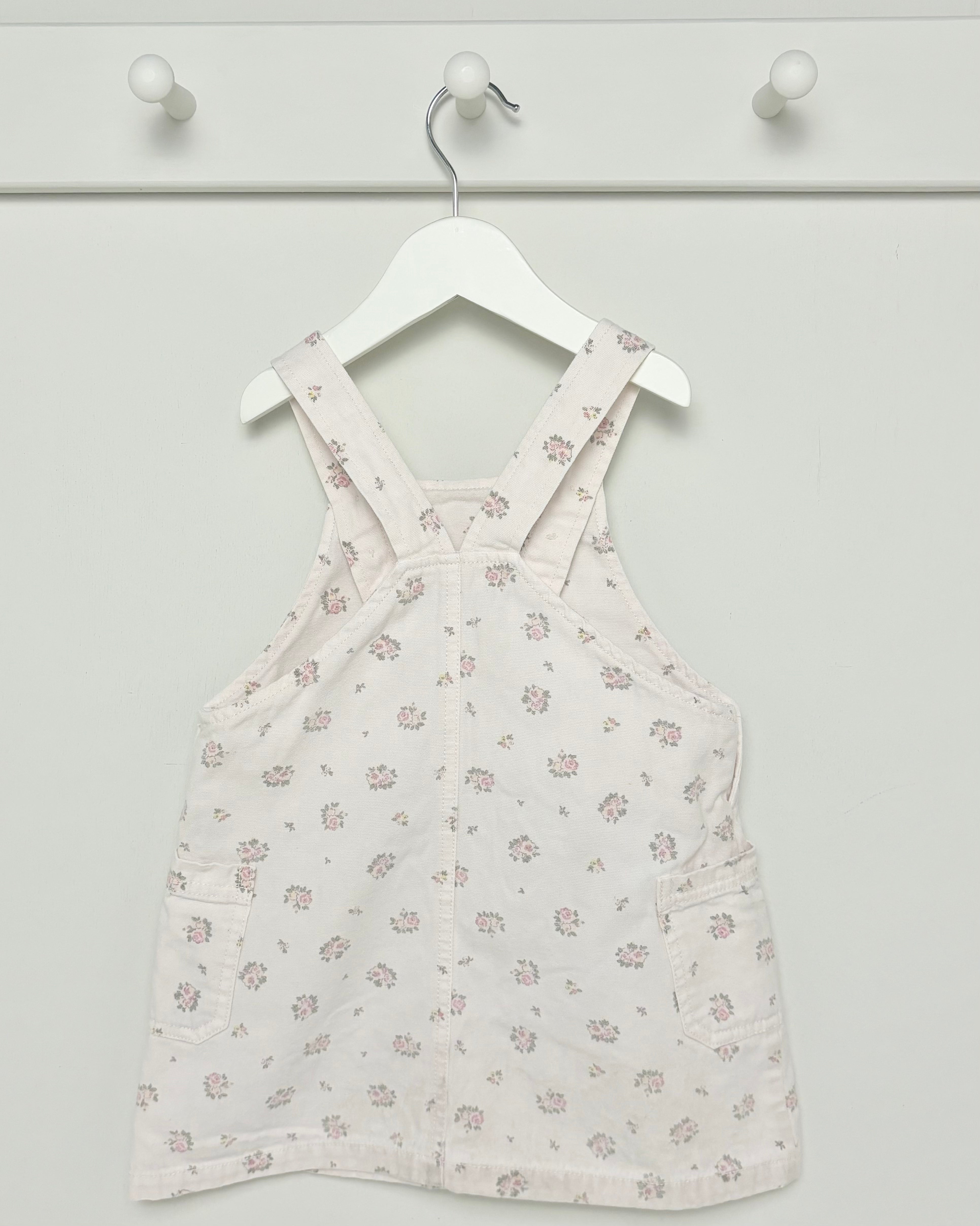 Laranjanha - Floral Jumper Dress 3Y