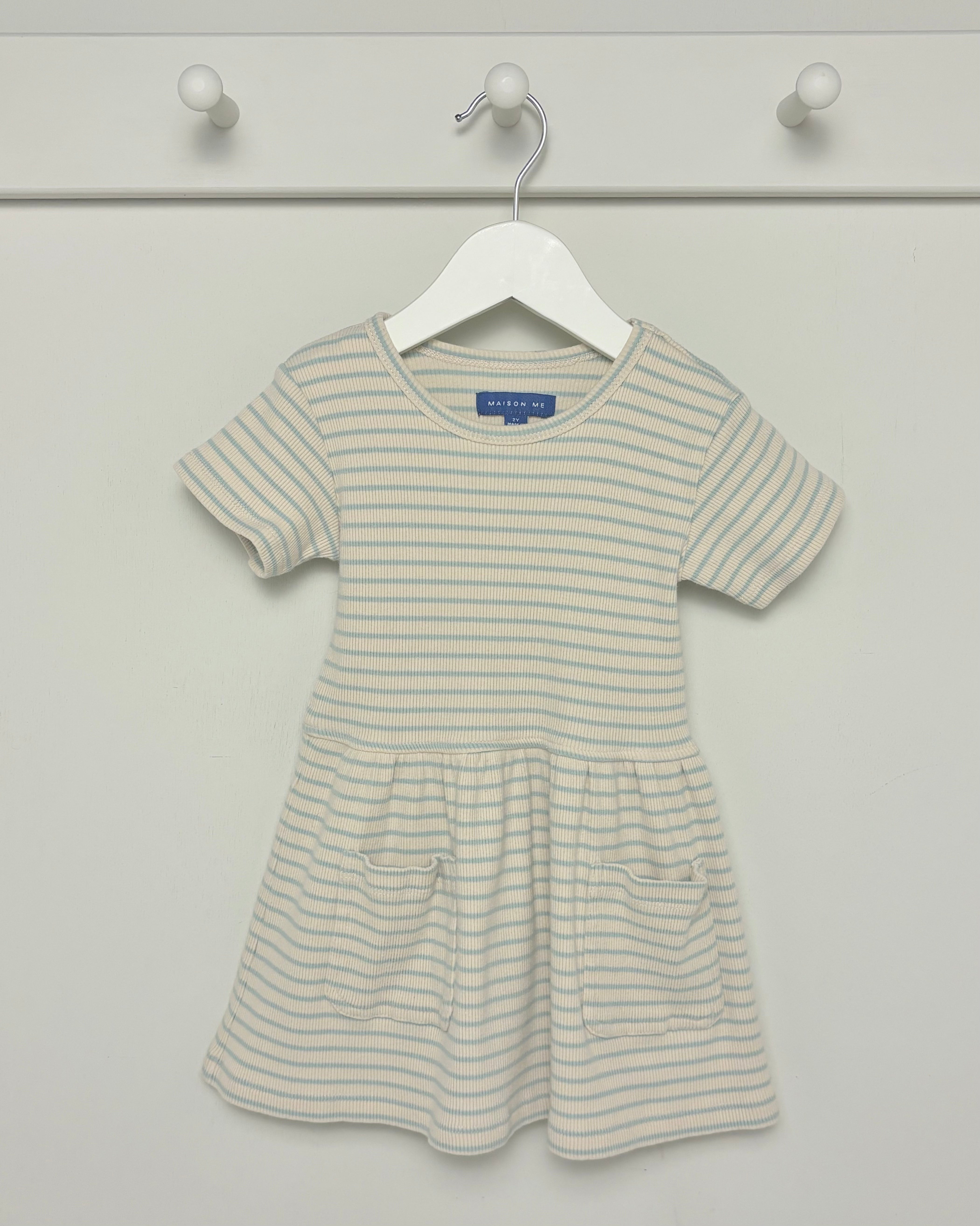 Maison Me - Ribbed Stripe Dress 2Y