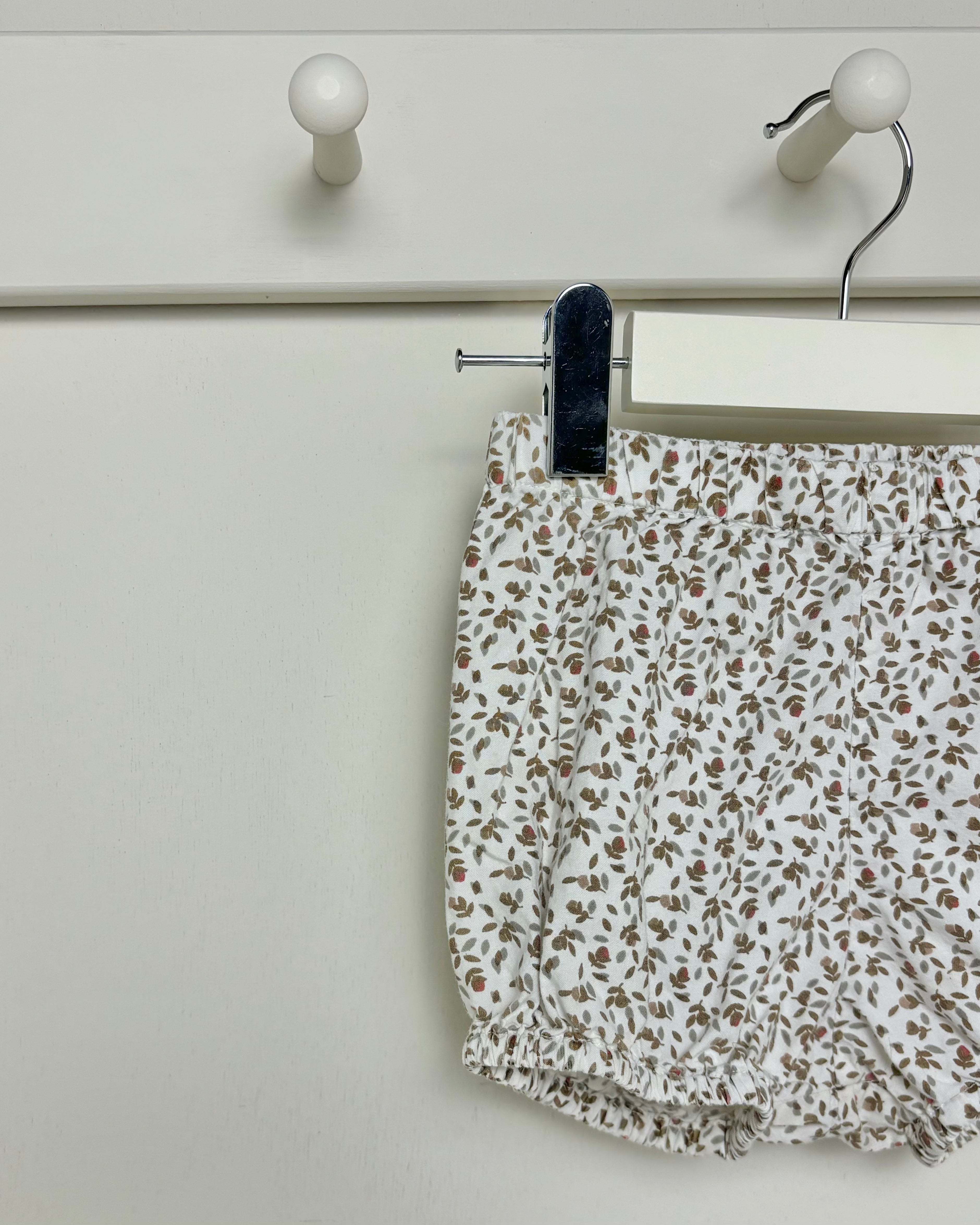 Little Cotton Clothes - Brown Floral Bloomers 2Y