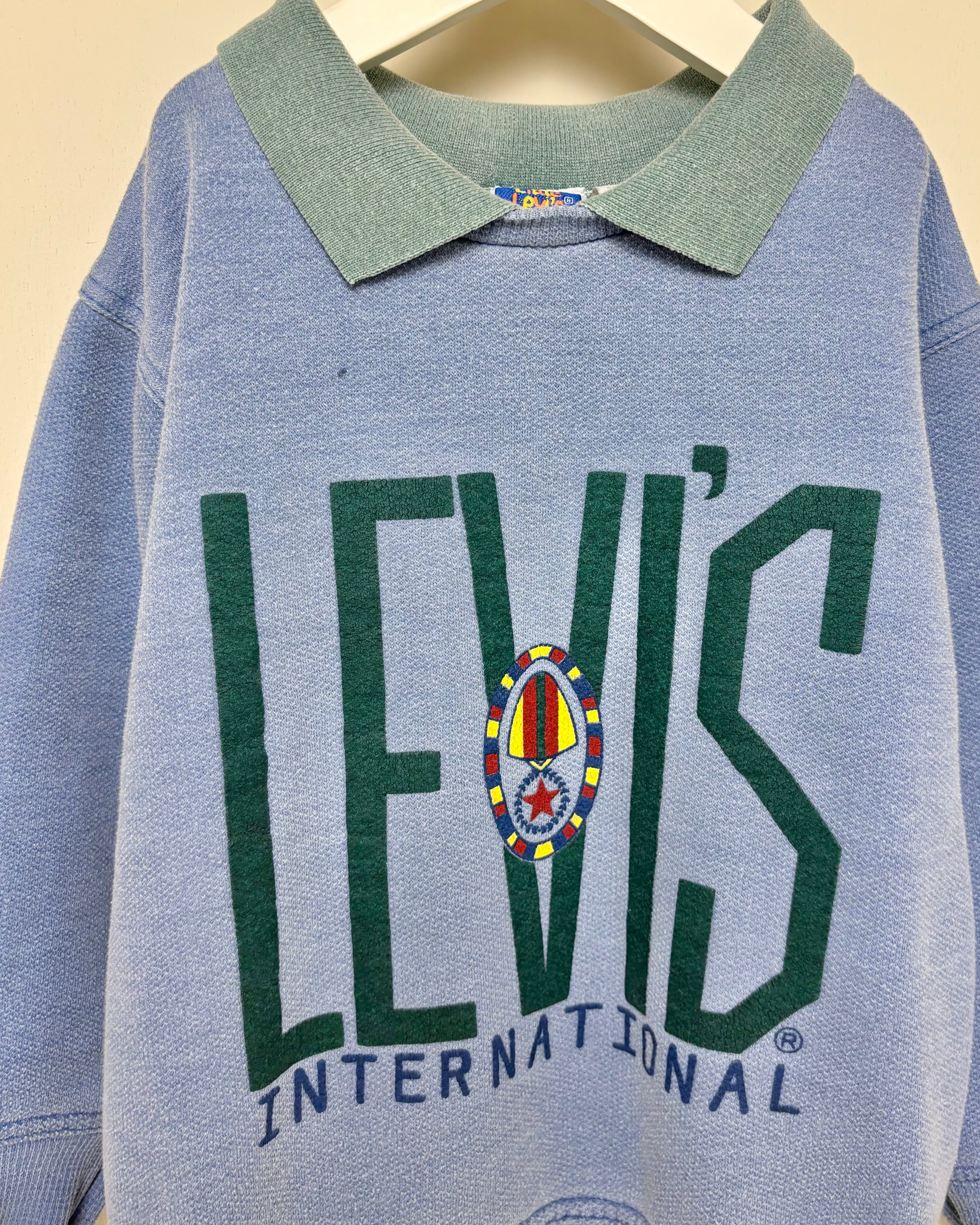 Vintage - Levi's Blue Sweatshirt 6Y