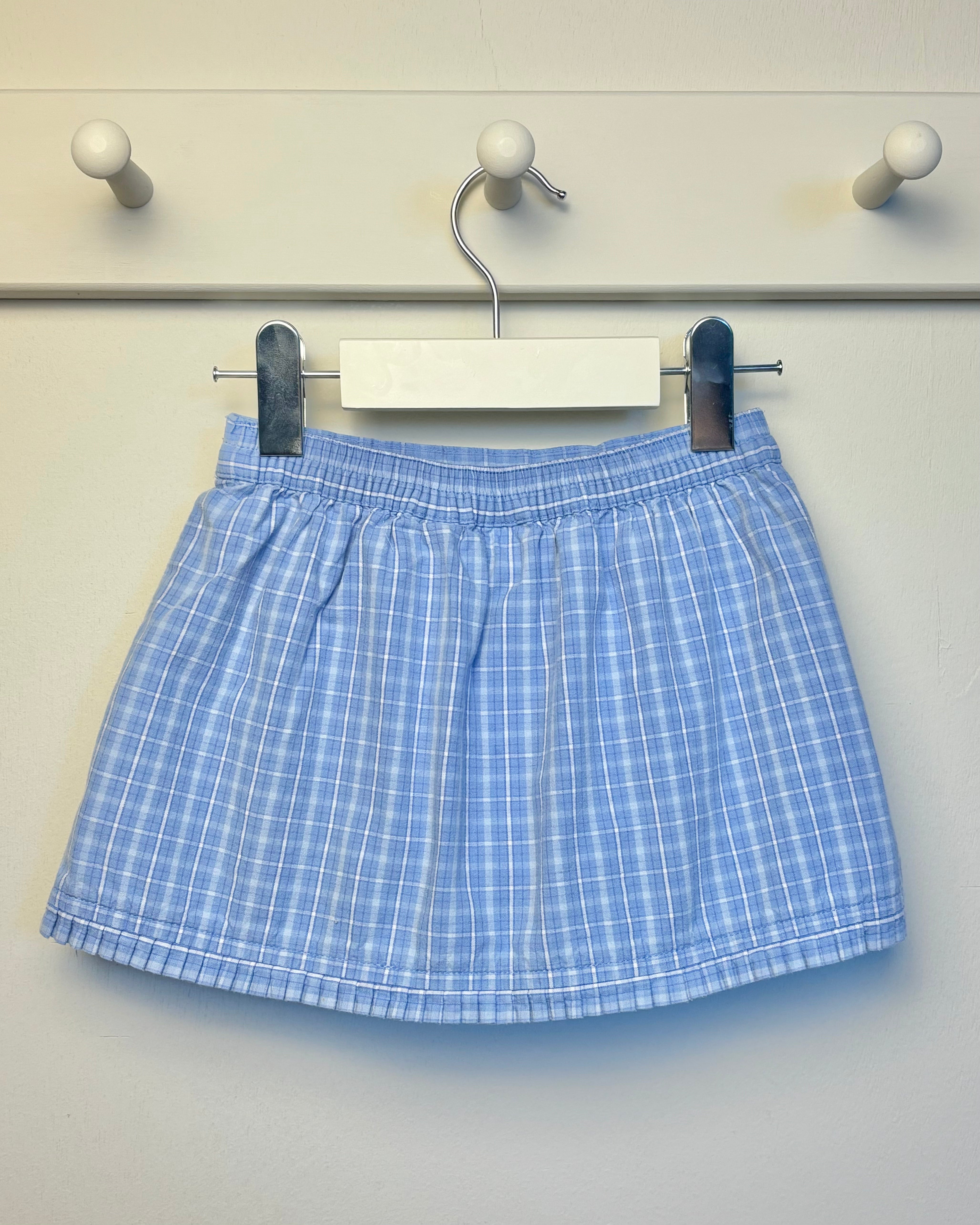 Vintage - Blue Check Skort 3-4Y