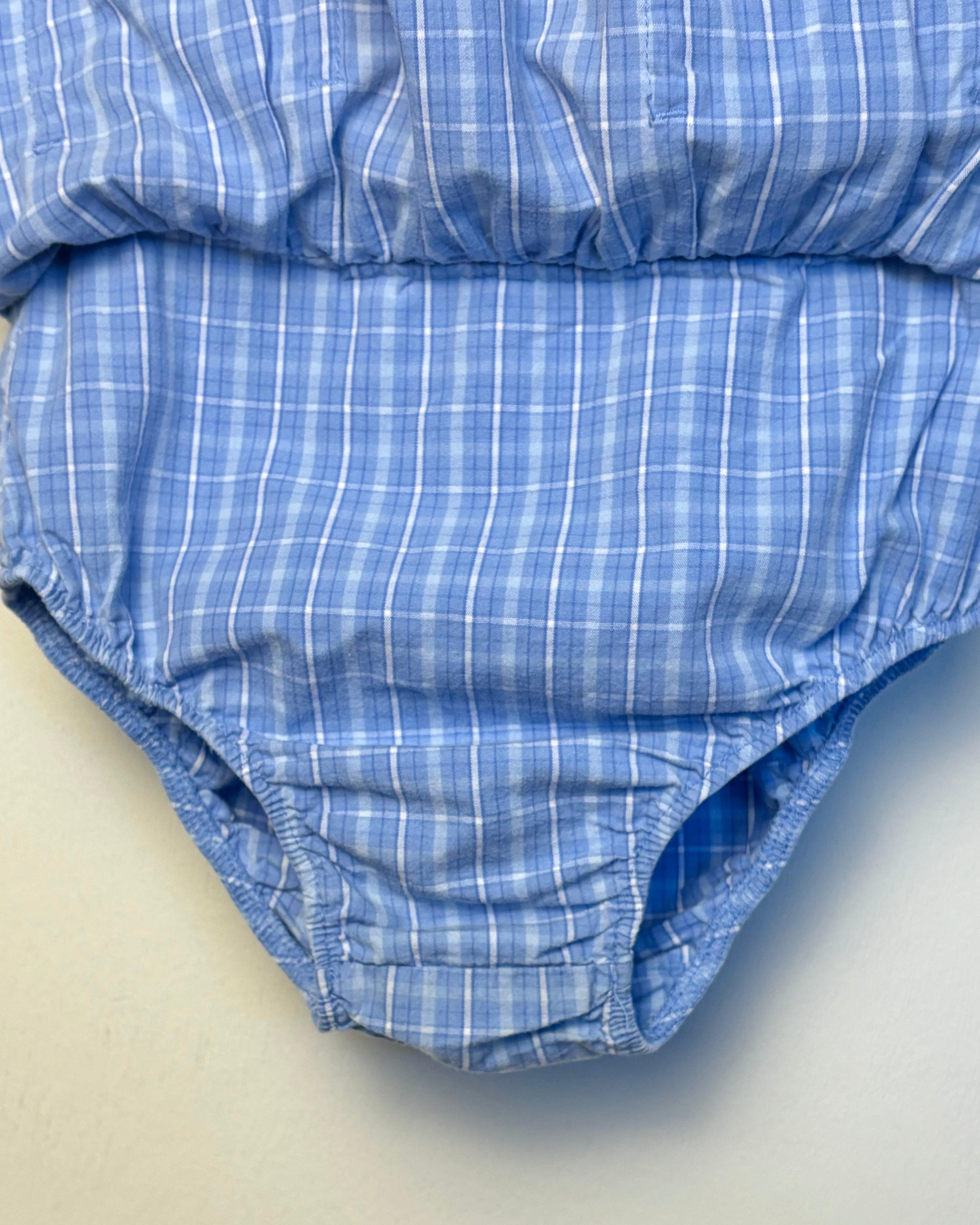 Vintage - Blue Check Skort 3-4Y