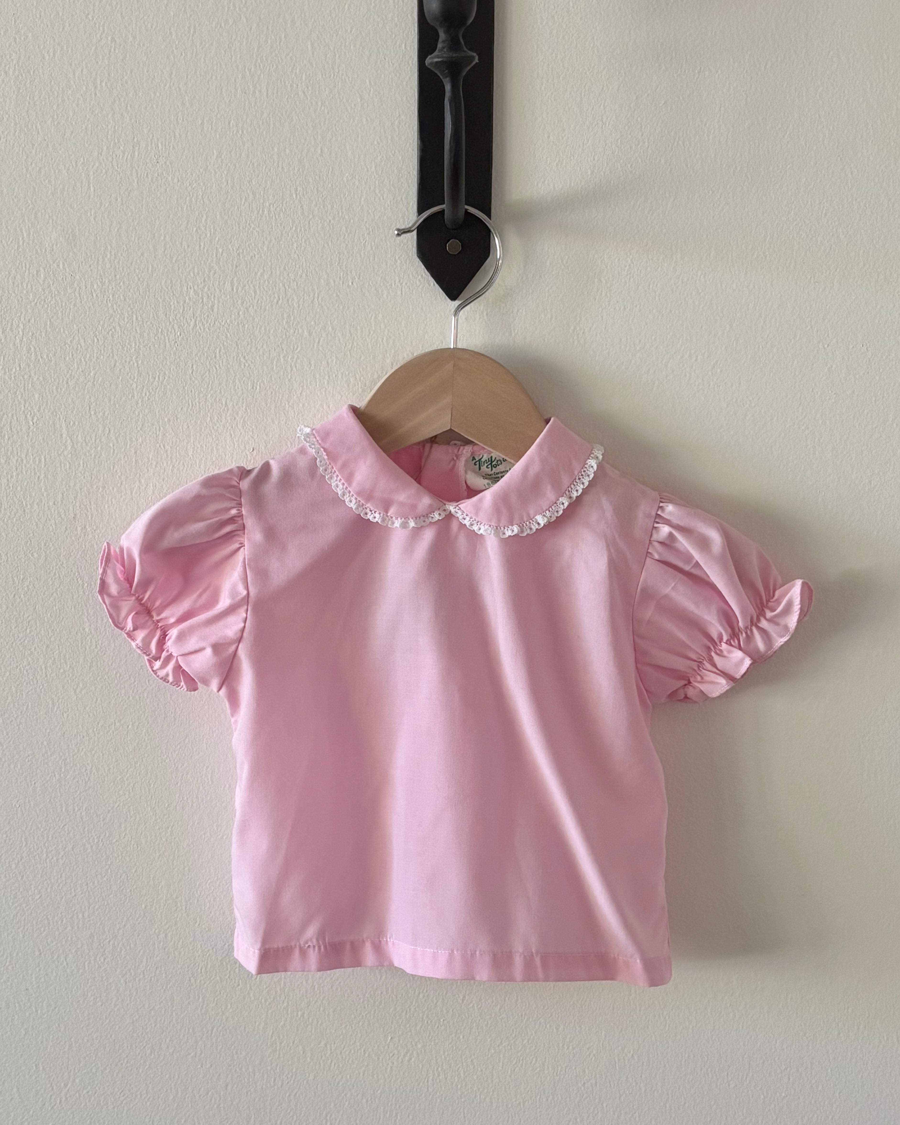 Vintage - Peter Pan Collar Lace Top 18-24M