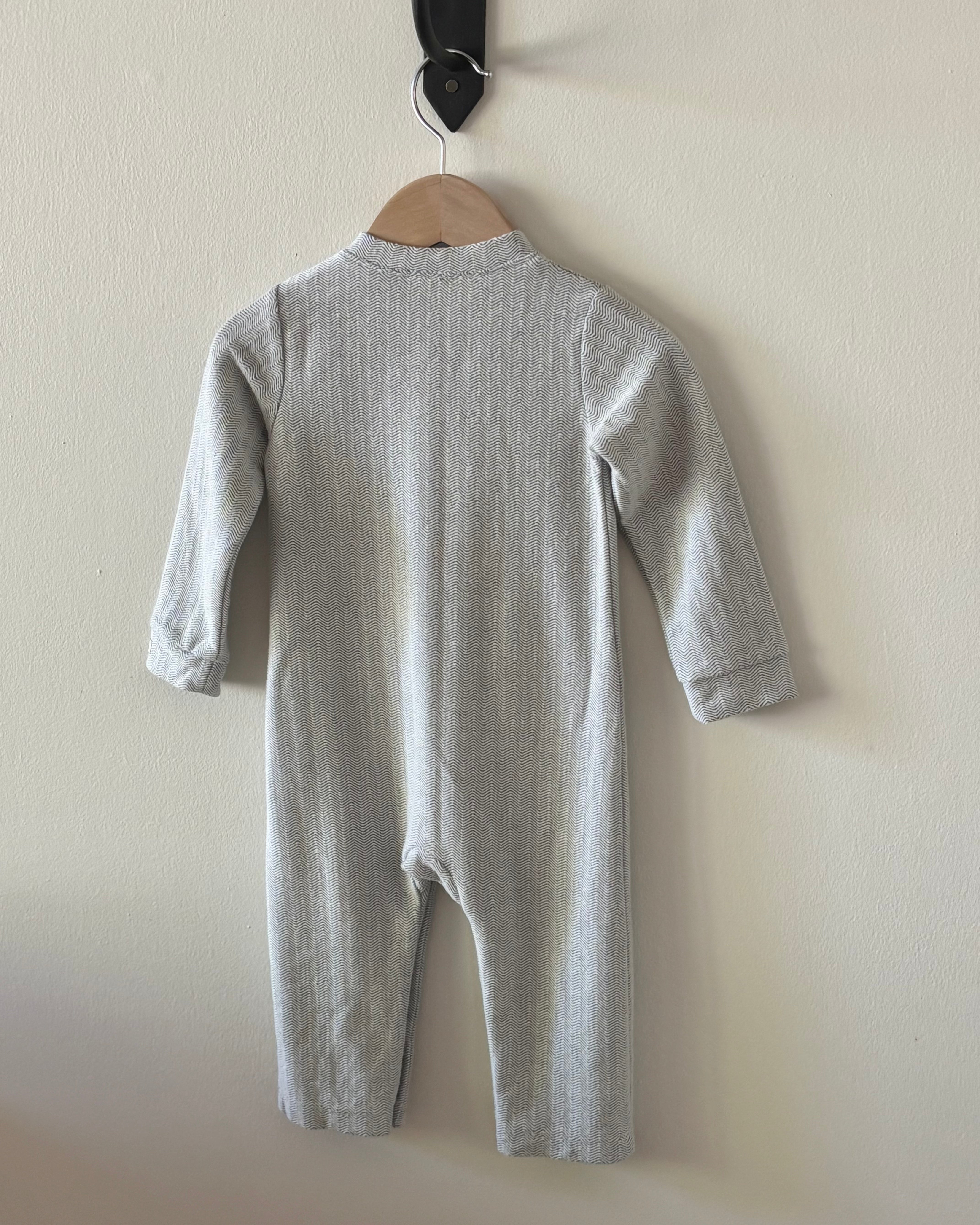 Donsje - Blue Grey Playsuit 9-12 months