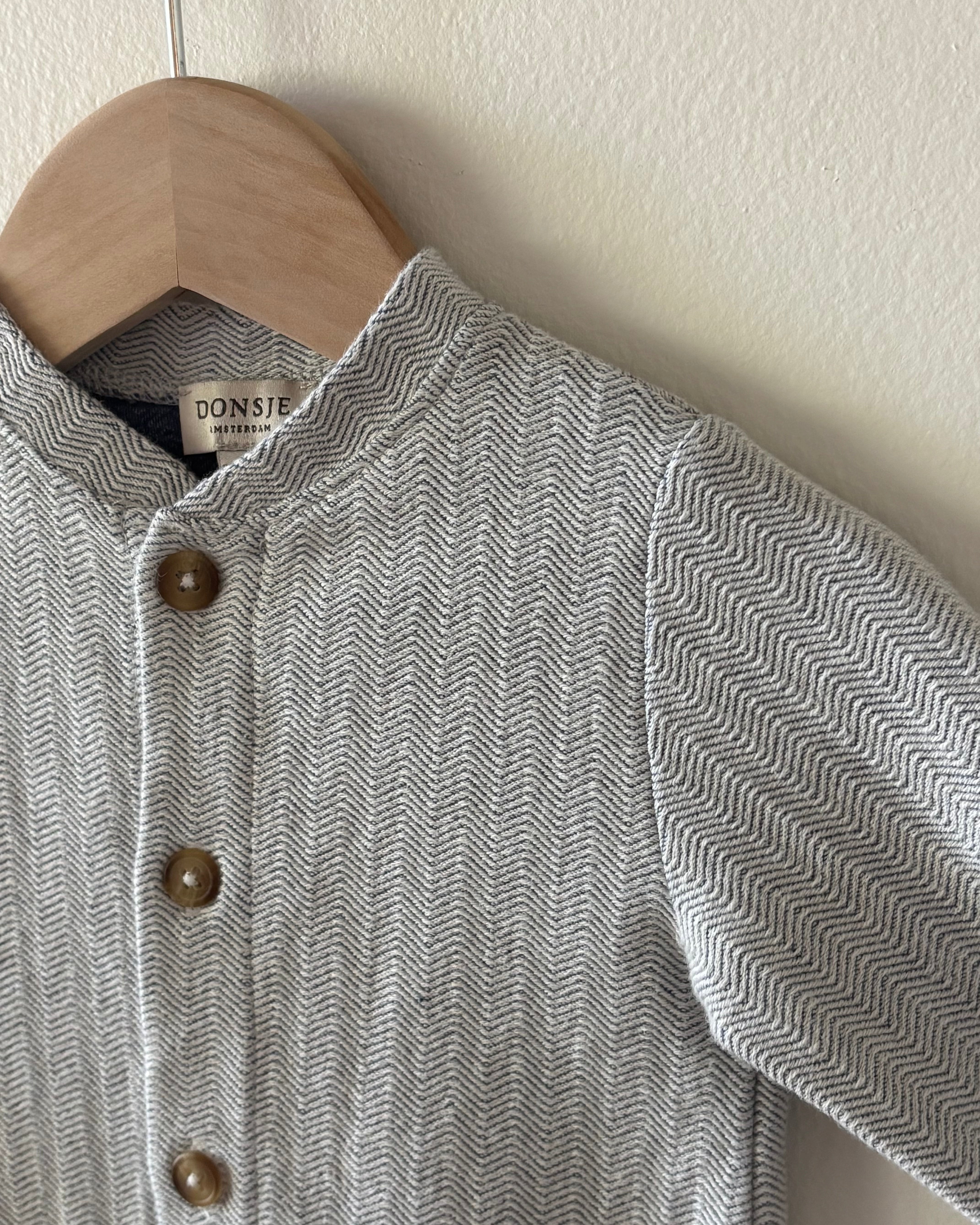 Donsje - Blue Grey Playsuit 9-12 months