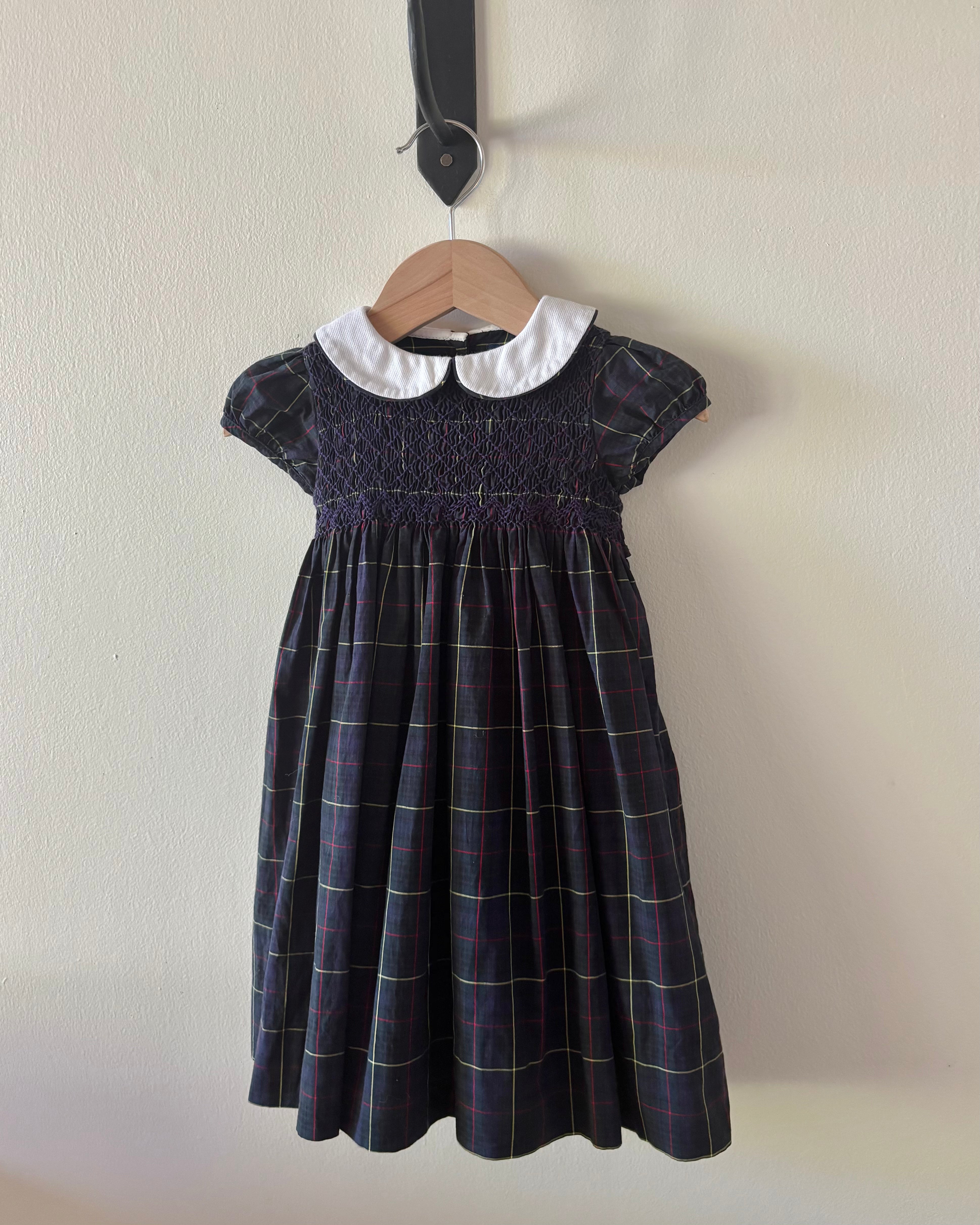 Vintage - Ralph Lauren Tartan Plaid Dress 18-24mo