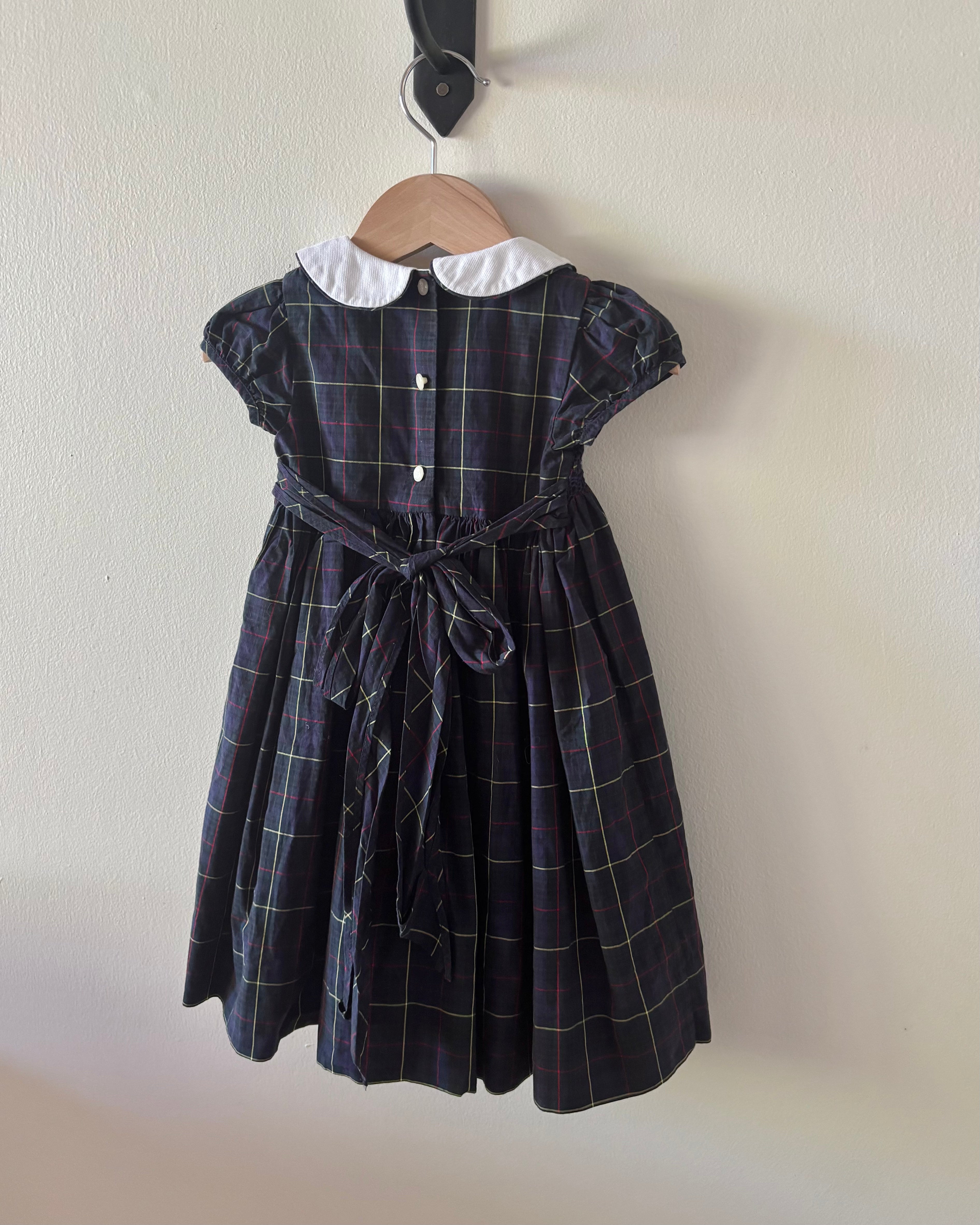 Vintage - Ralph Lauren Tartan Plaid Dress 18-24mo