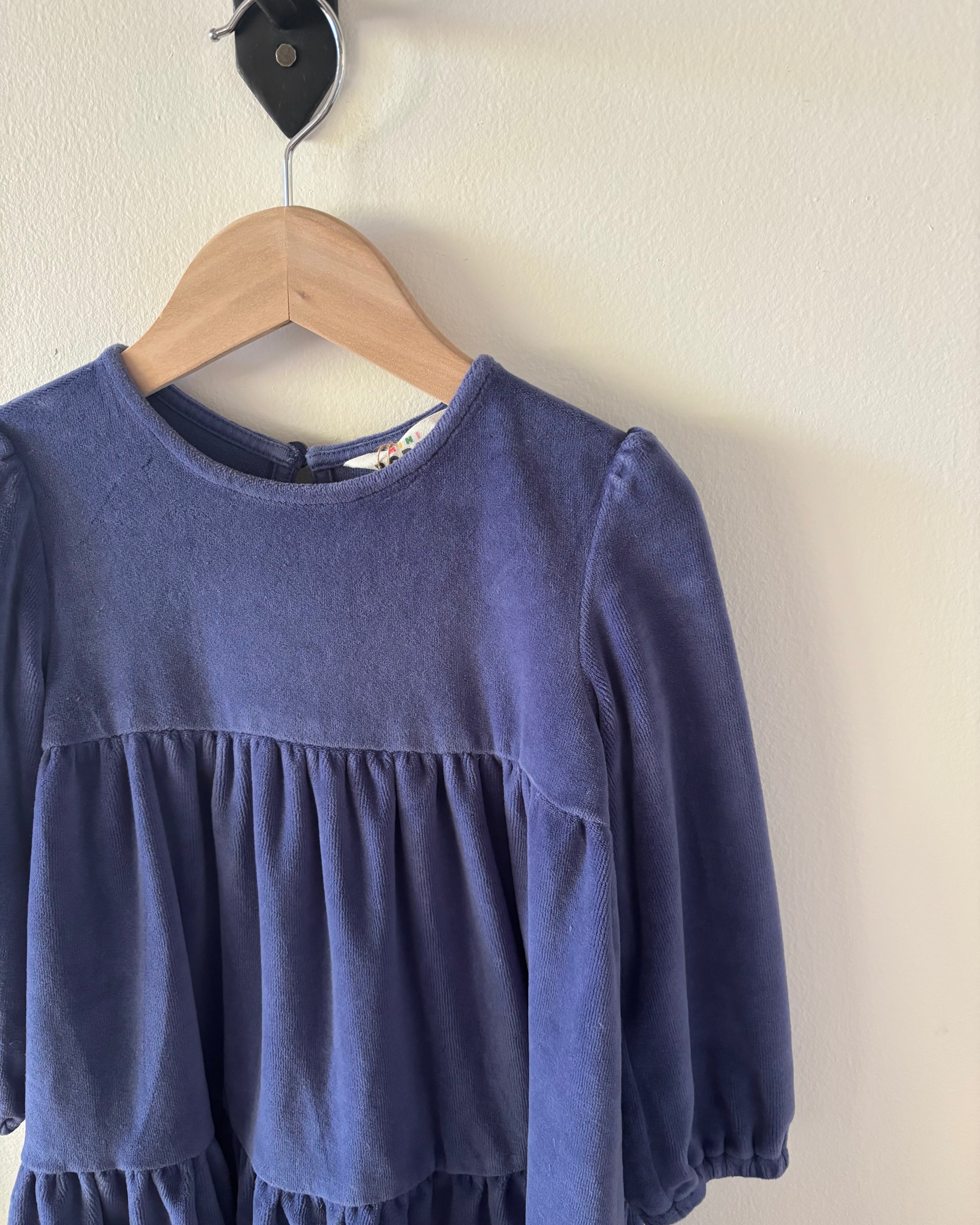 Mini Boden - Velour Dress 3-4Y