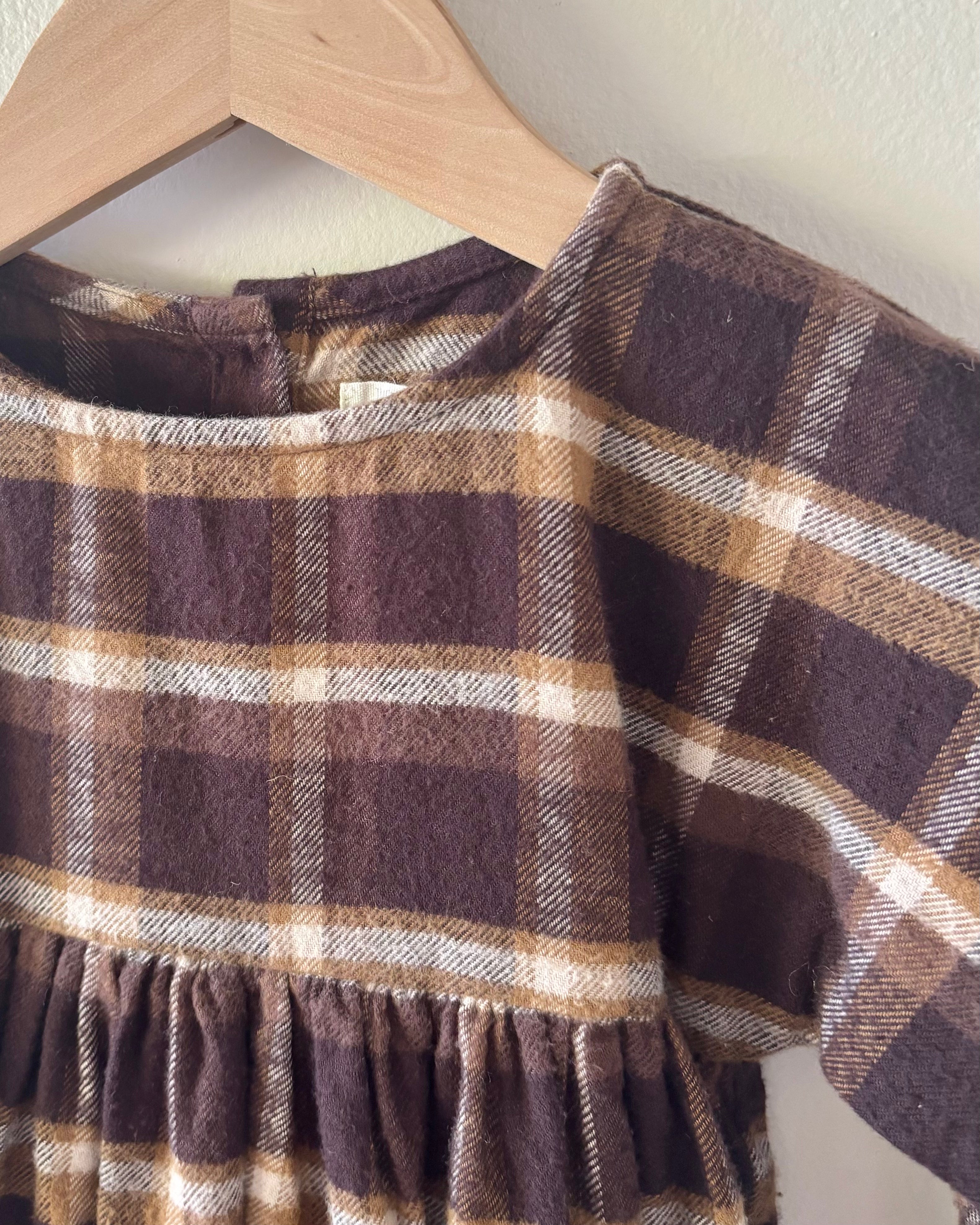 Simple Folk - Flannel dress 2-4Y