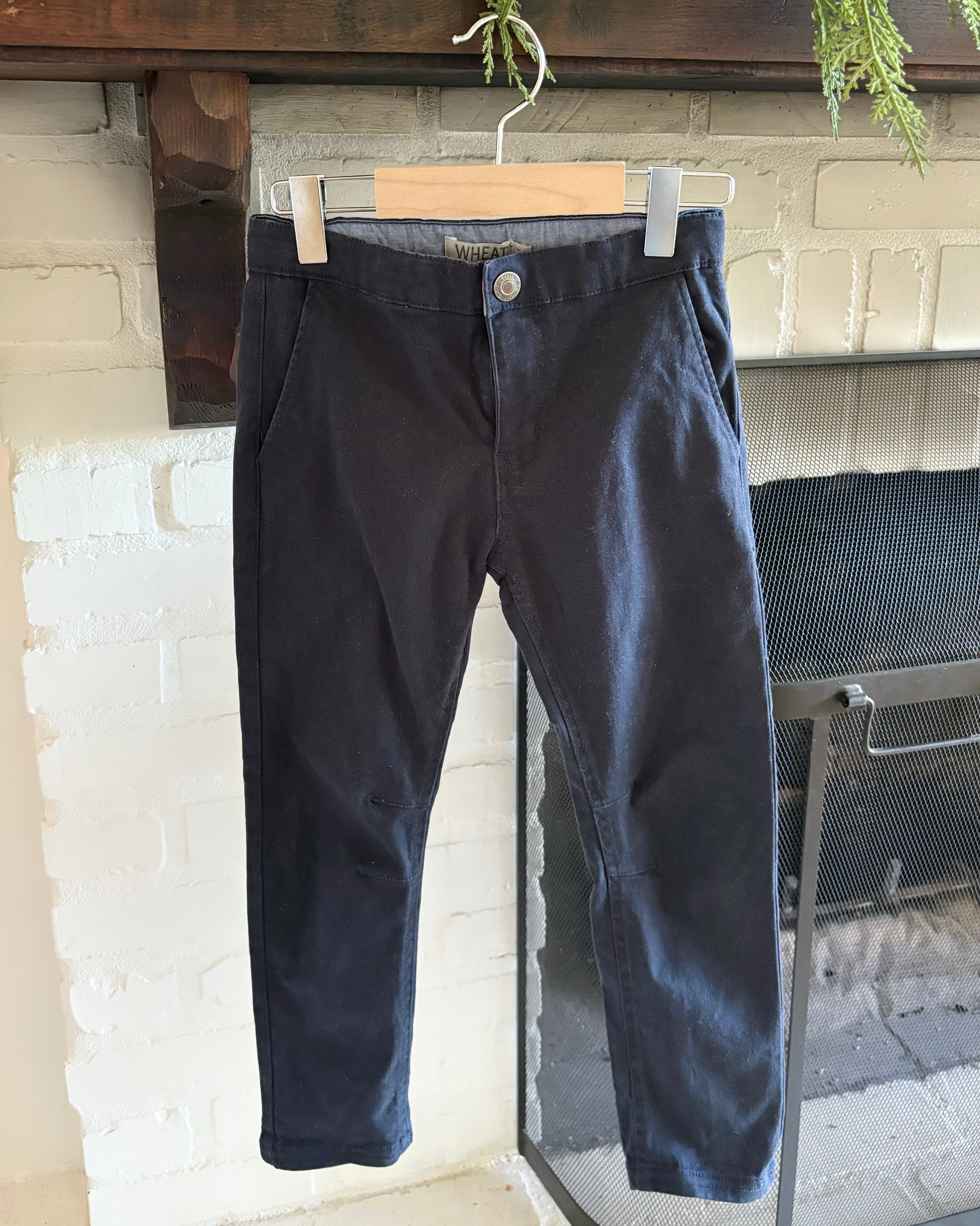 Wheat - Navy Blue Chino Pants 5Y