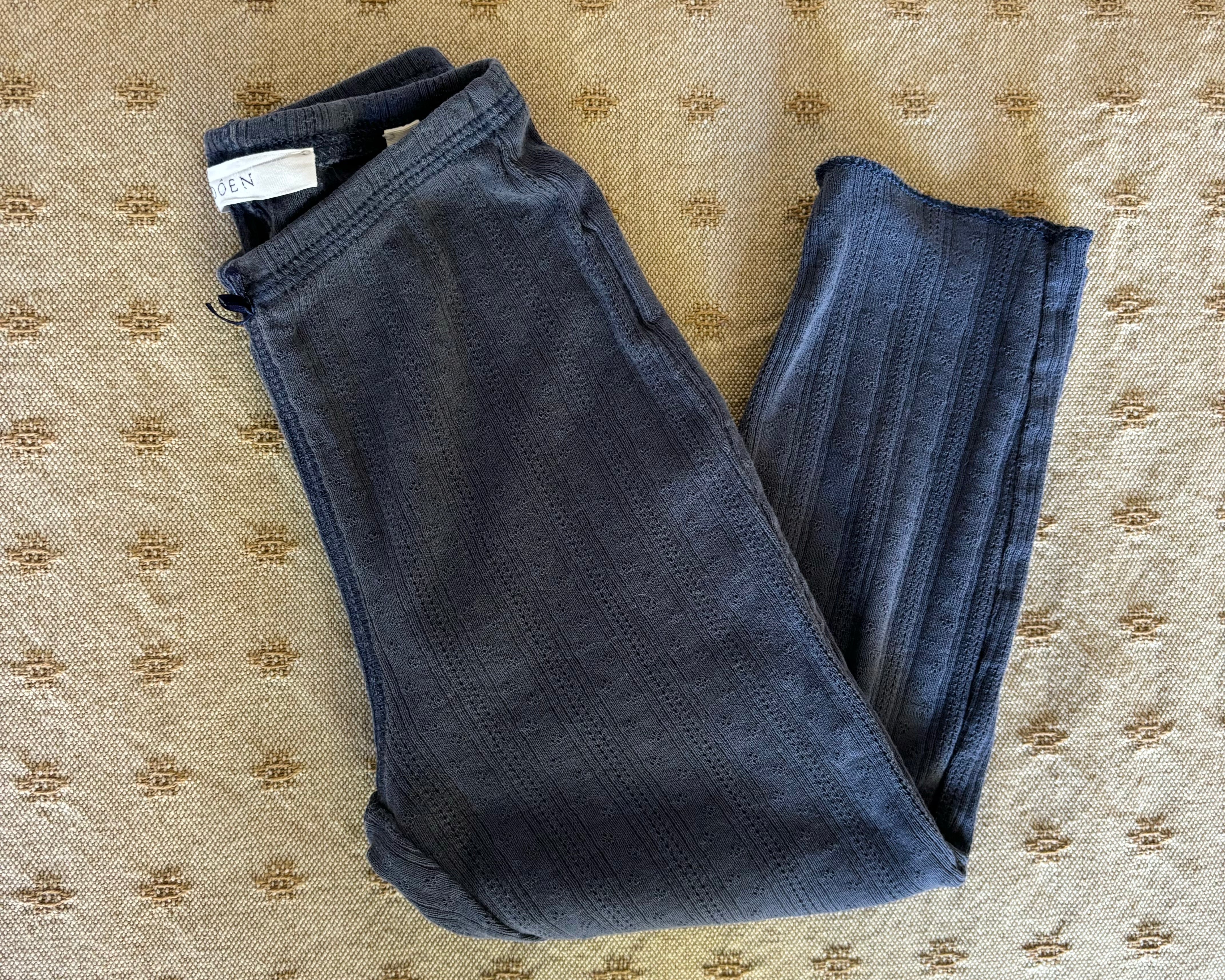 Doen - Navy Pointelle Set 2-3Y