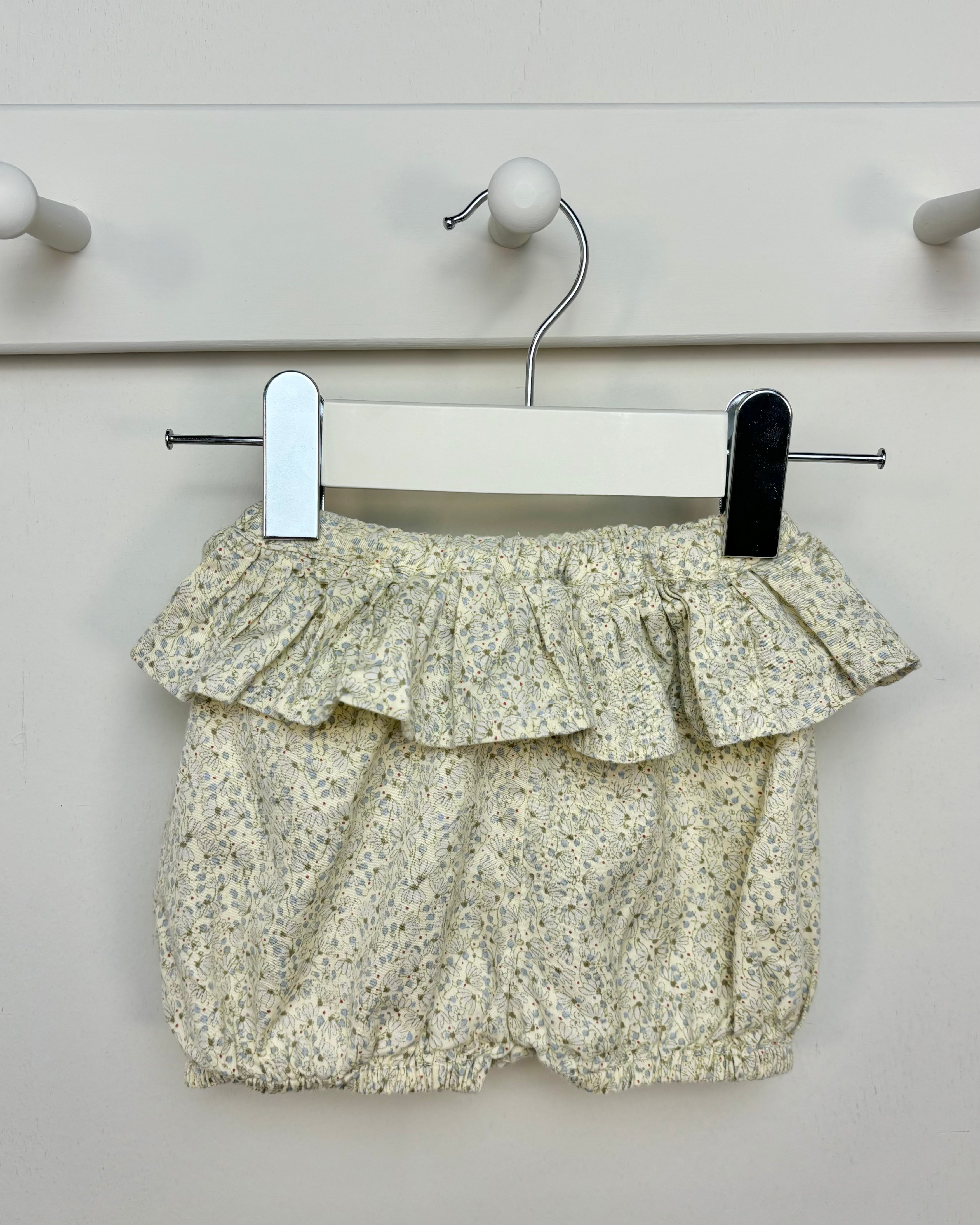 Konges Sløjd - Light Yellow Ruffle Waist Bloomers 1-3M