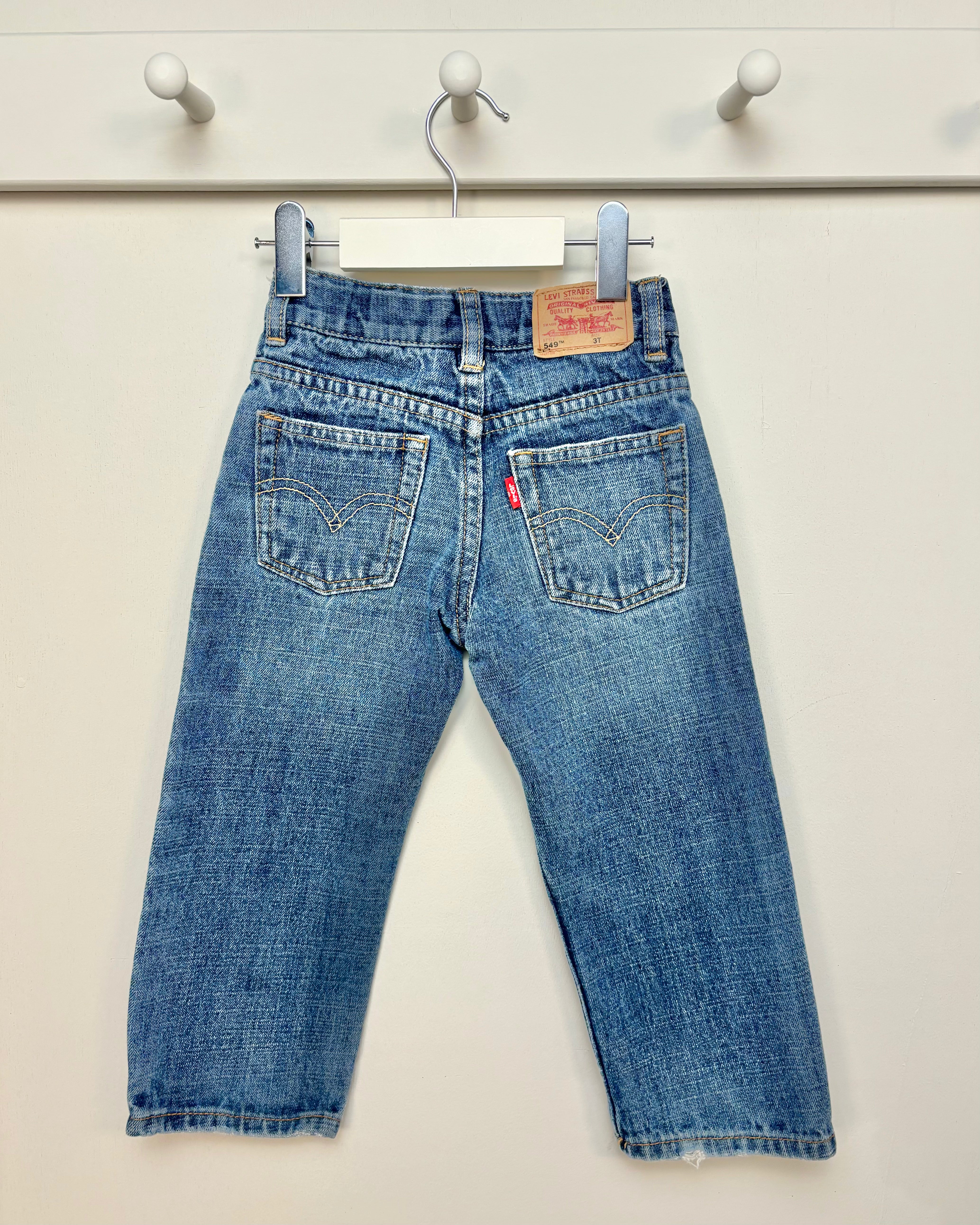 Vintage - Levi's Straight Relaxed Fit Jeans 3-4Y