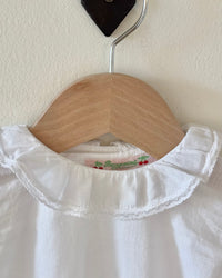 Bonpoint - White Lace Blouse Ruffle Collar 3M