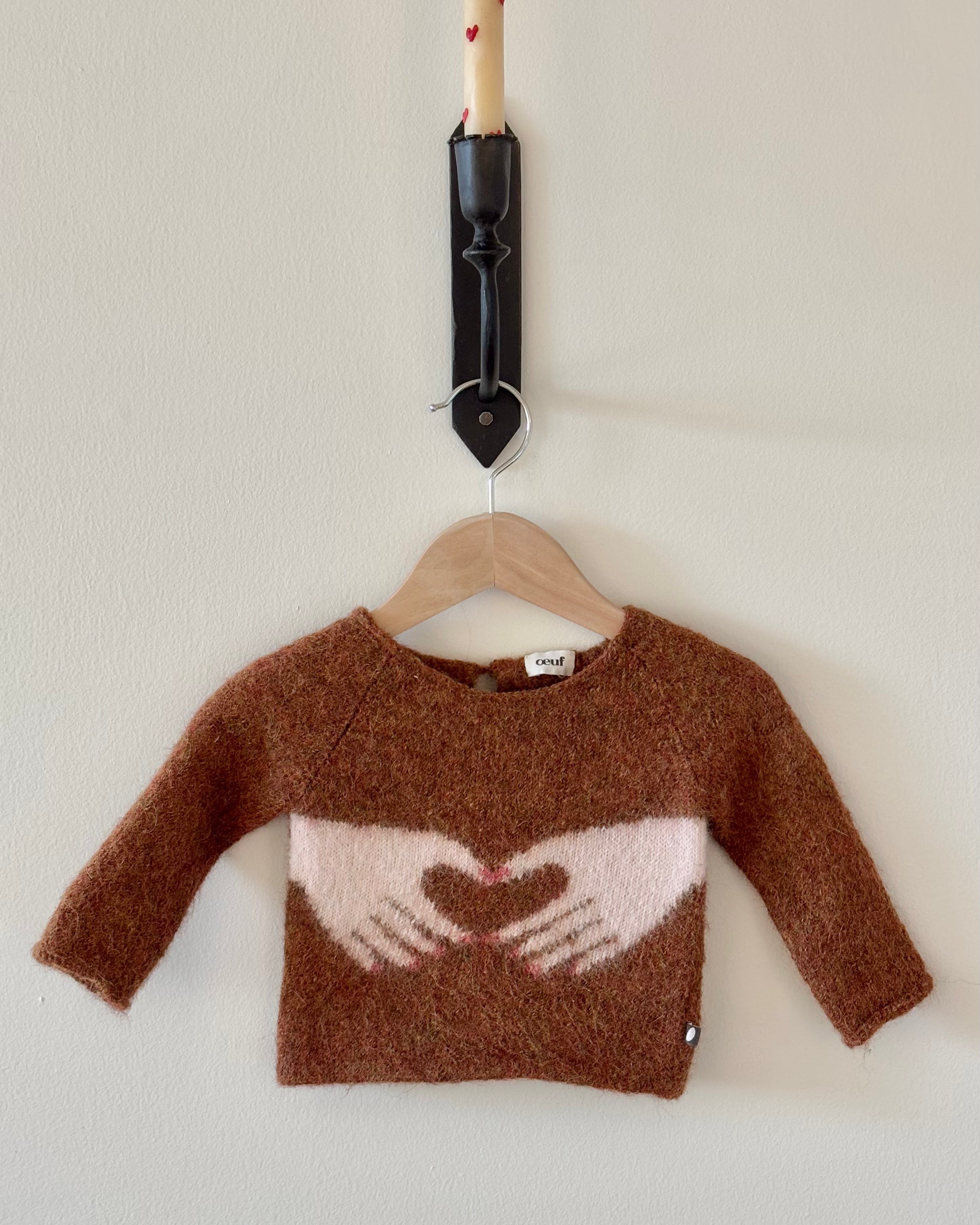 Oeuf - Heart Hands Sweater 18-24M