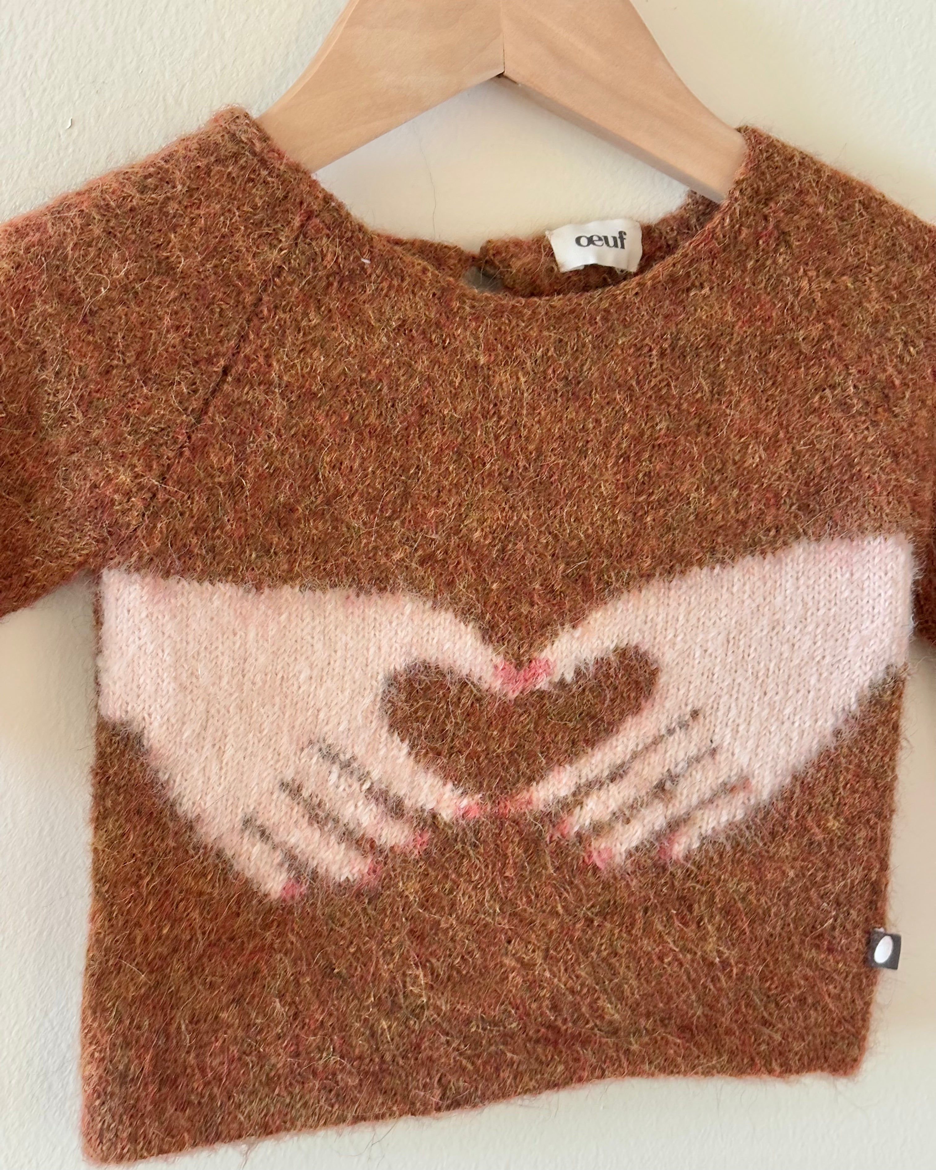 Oeuf - Heart Hands Sweater 18-24M