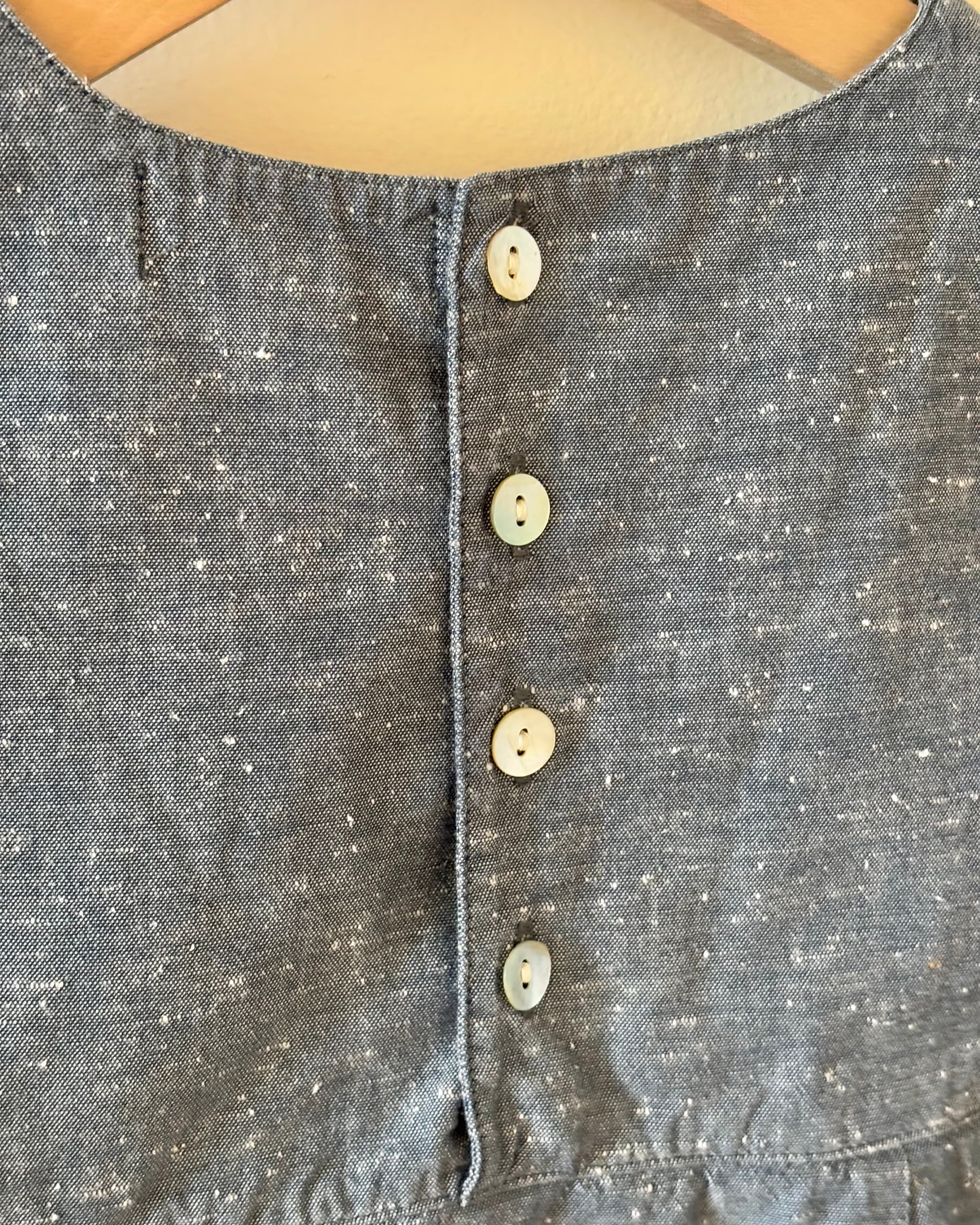 La Petite Collection - Blue Chambray Dress 3Y