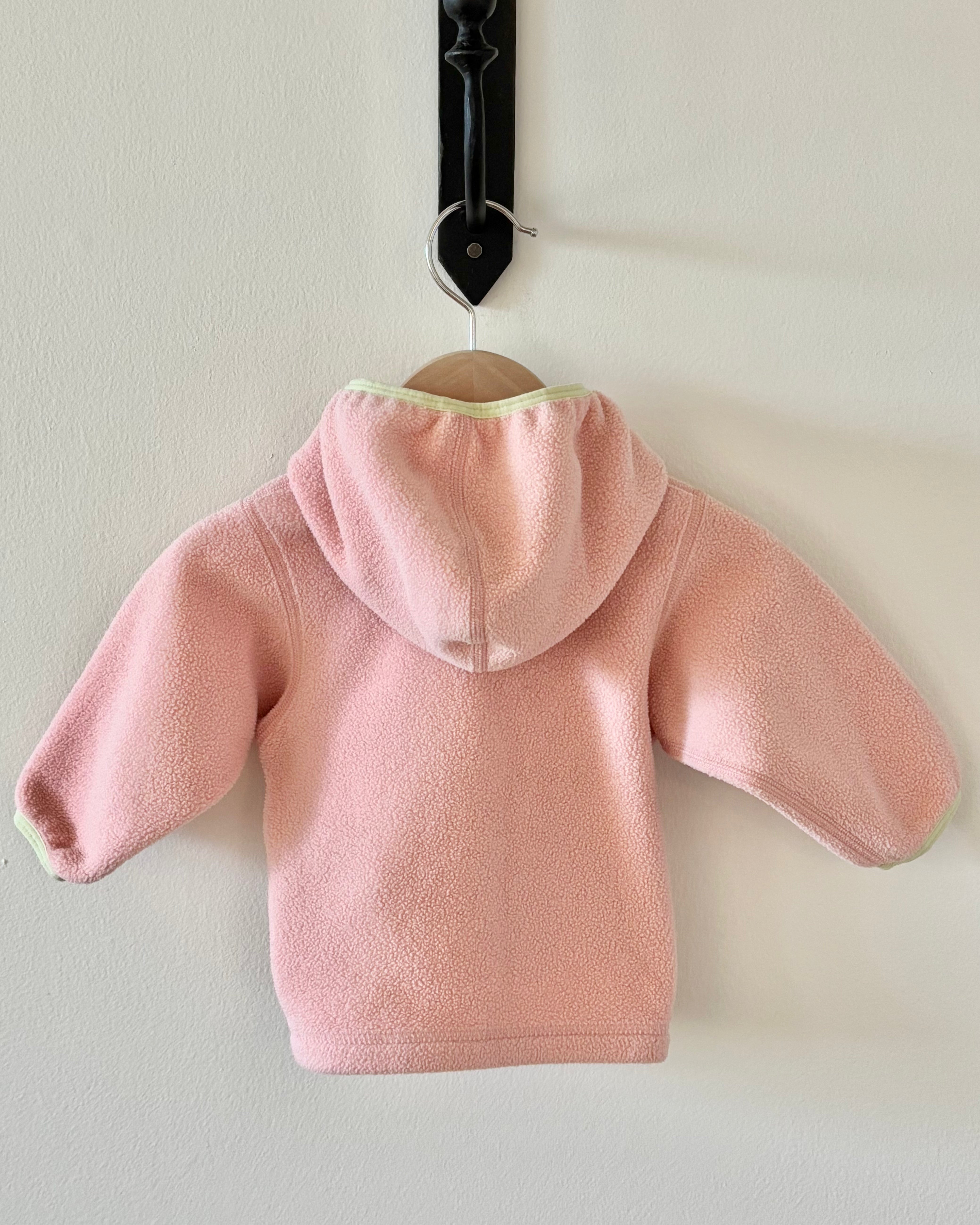 Patagonia - Light Pink Zip Up Hoodie 3-6M