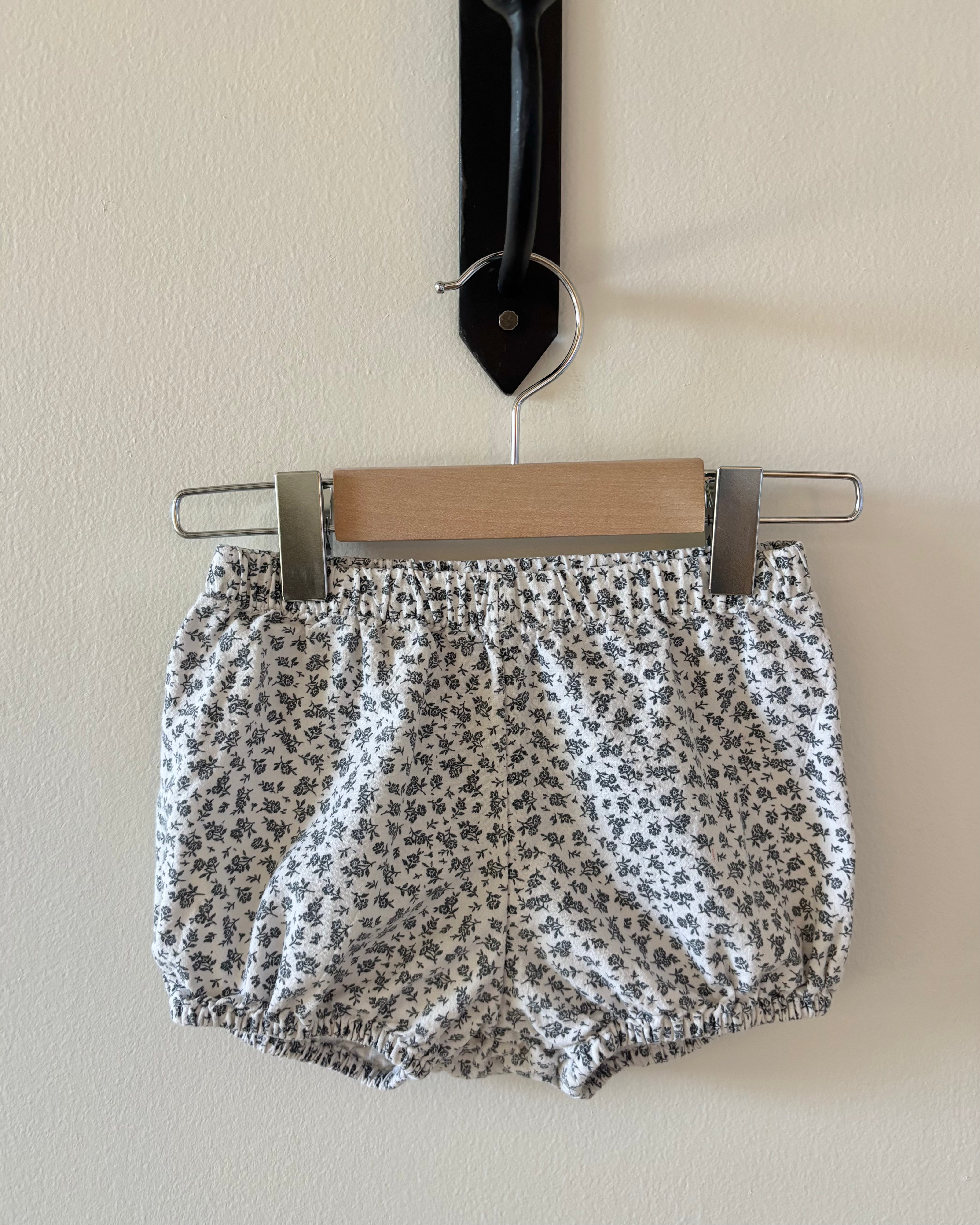 Little Cotton Clothes - Blue Floral Bloomers 12-18M