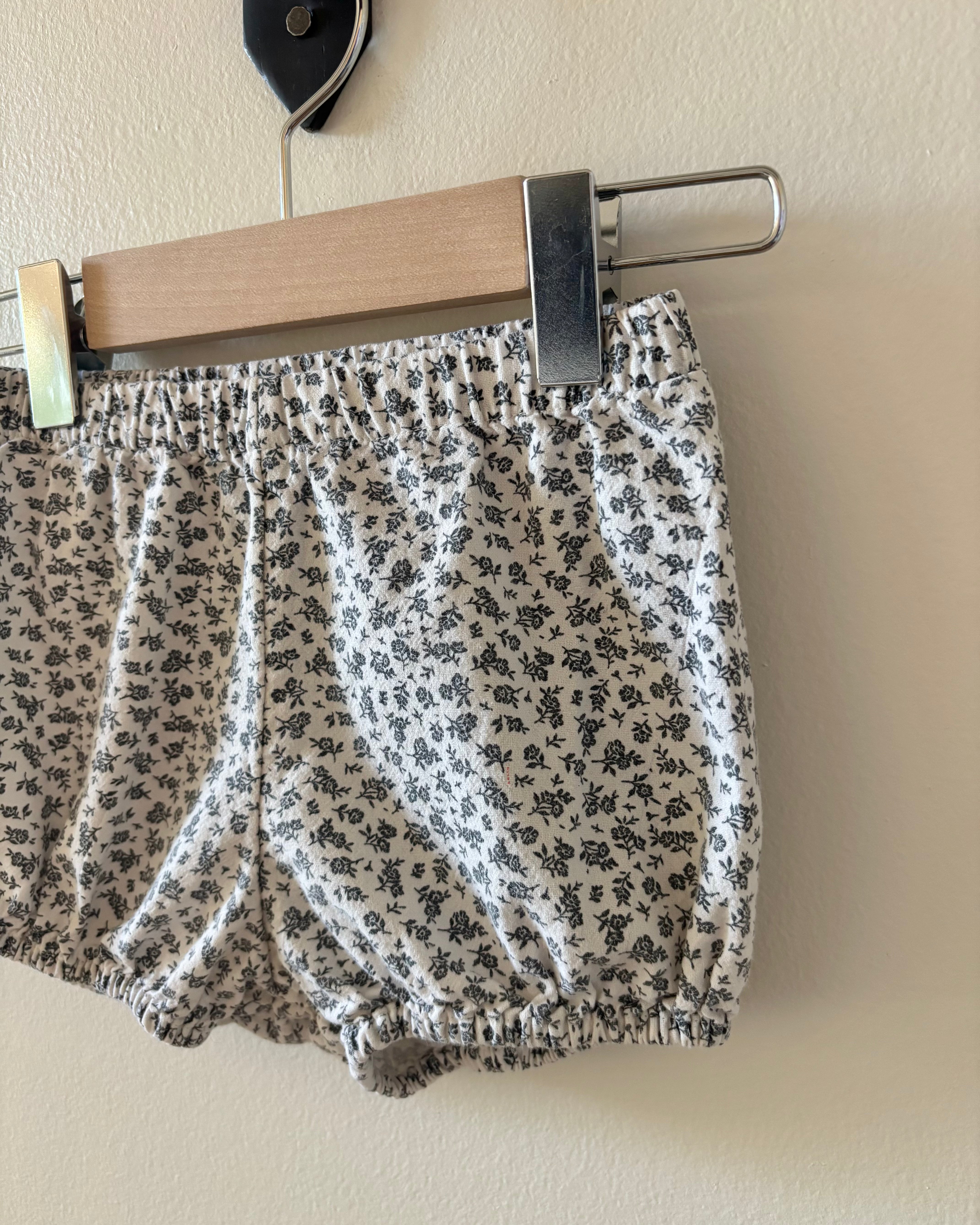 Little Cotton Clothes - Blue Floral Bloomers 12-18M