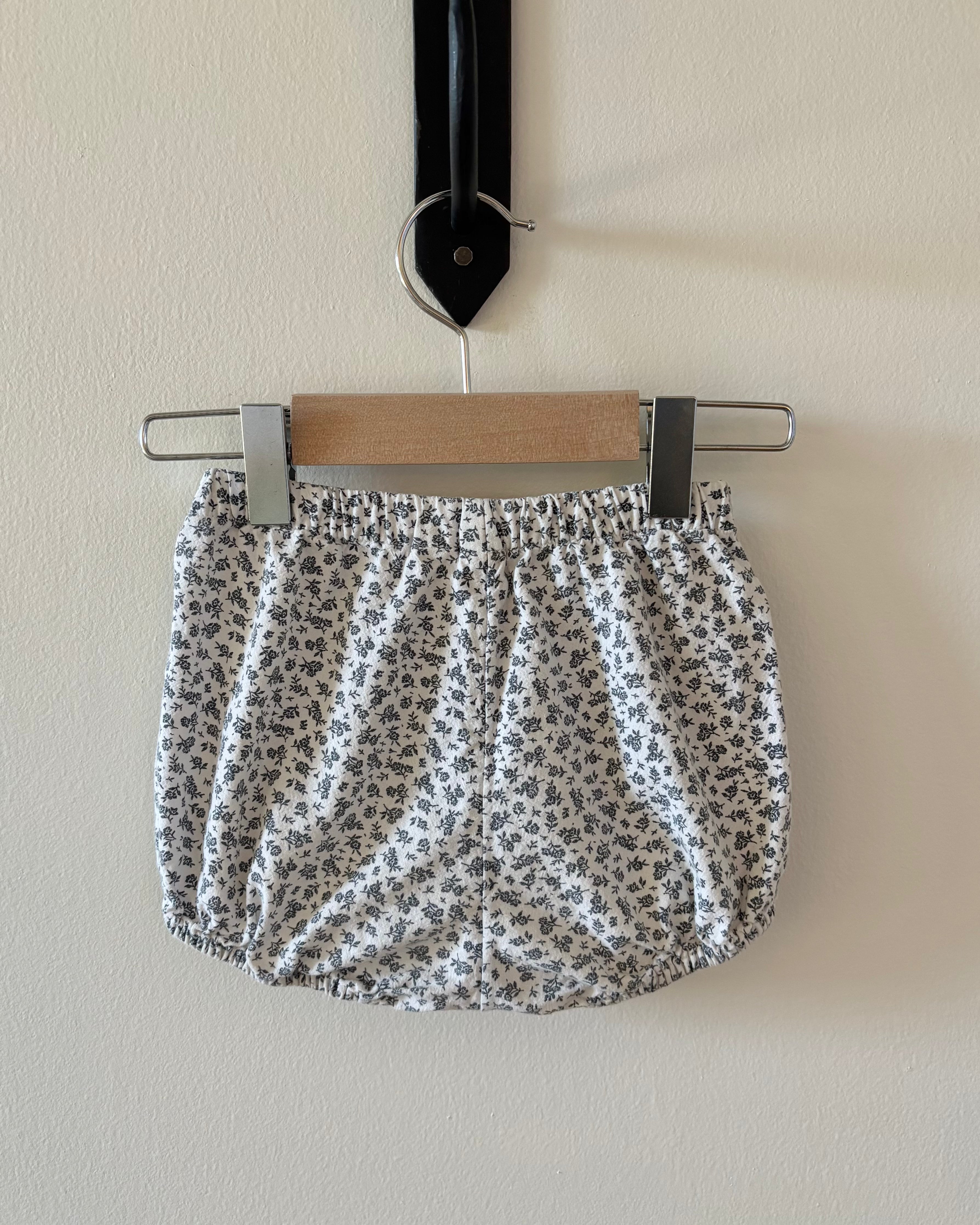 Little Cotton Clothes - Blue Floral Bloomers 12-18M