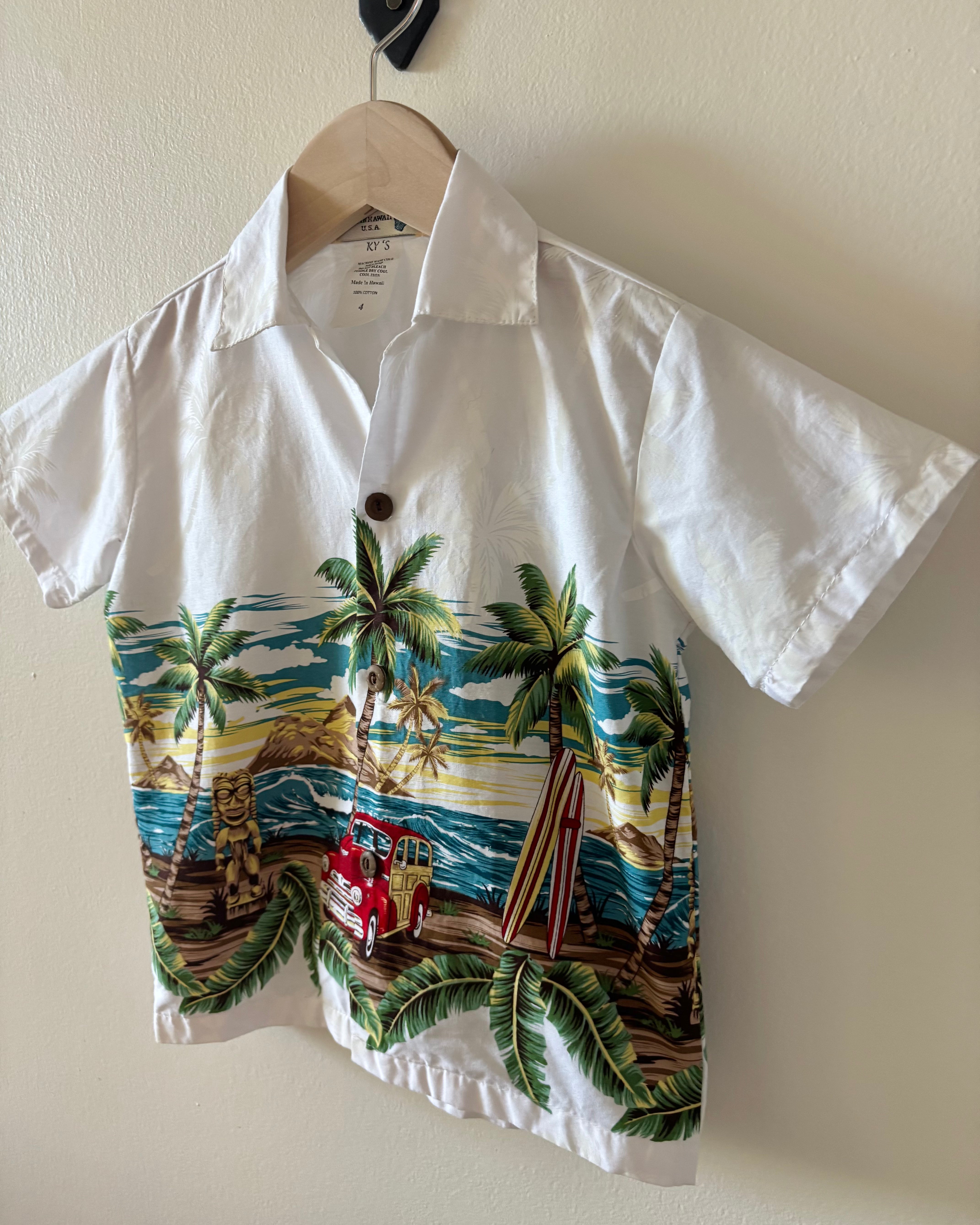 Vintage - Hawaiian Matching Set 4Y