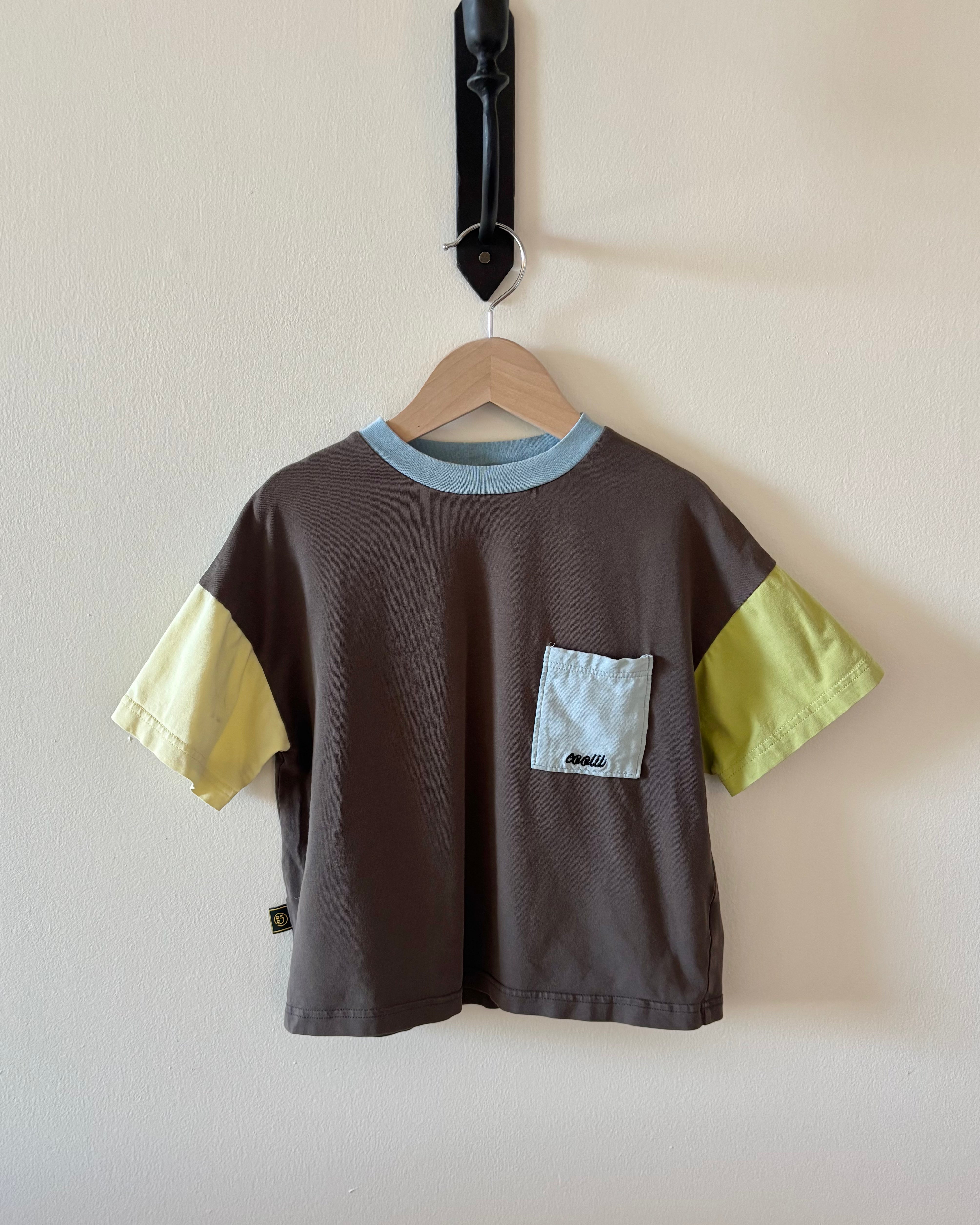 OOOIII - Color Block Tee 3-4Y