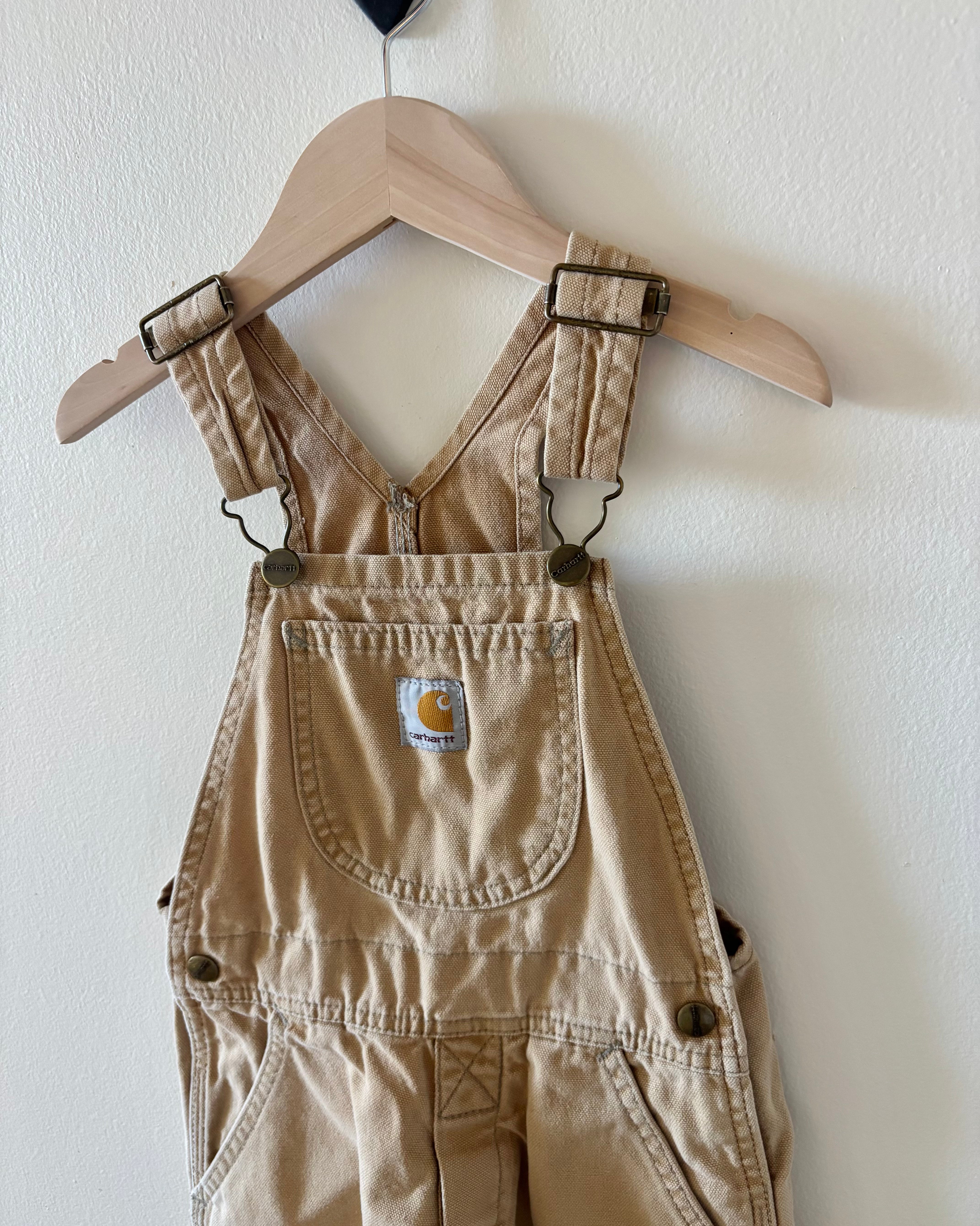 Vintage - Carhartt Brown Overalls 3-4Y