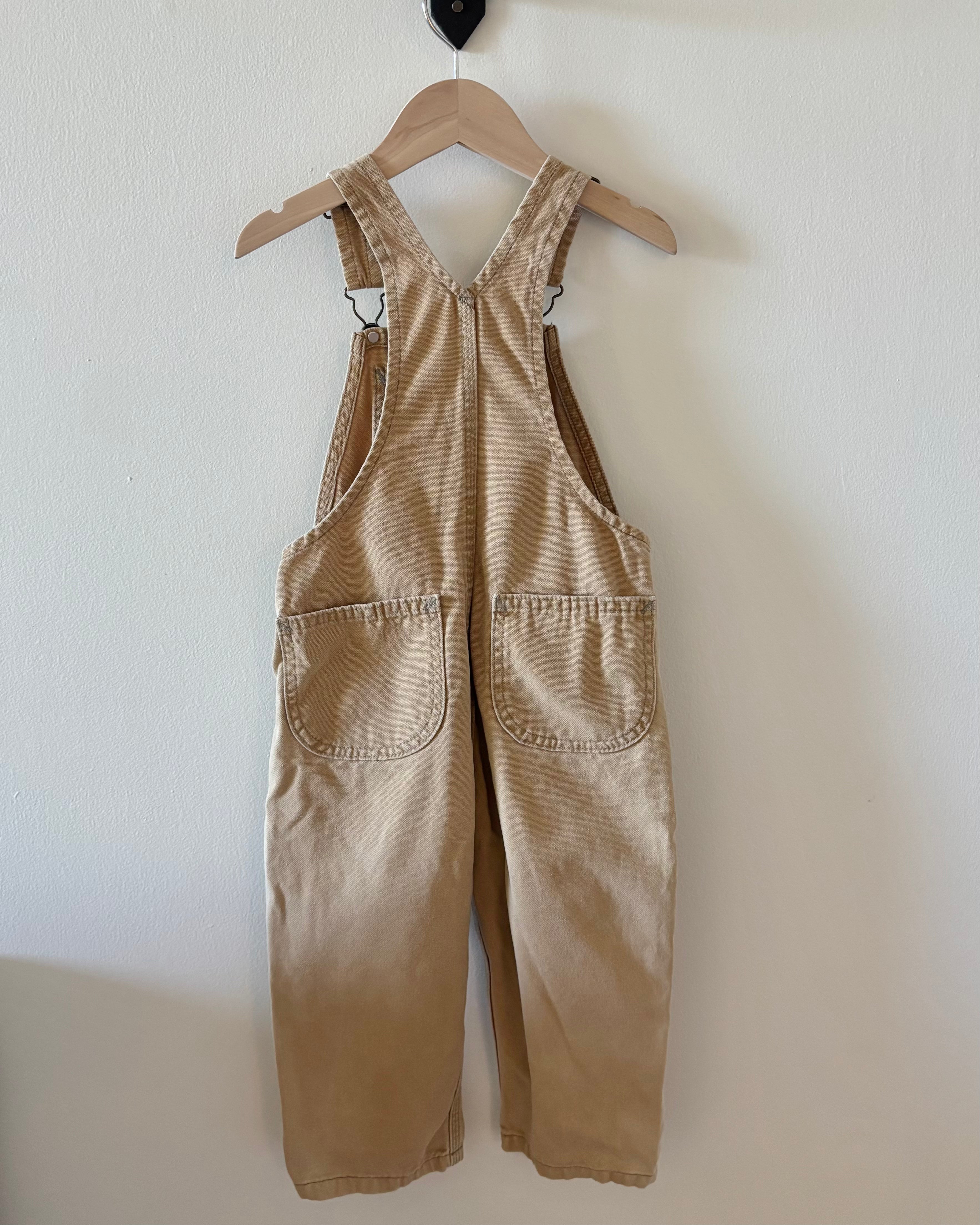 Vintage - Carhartt Brown Overalls 3-4Y