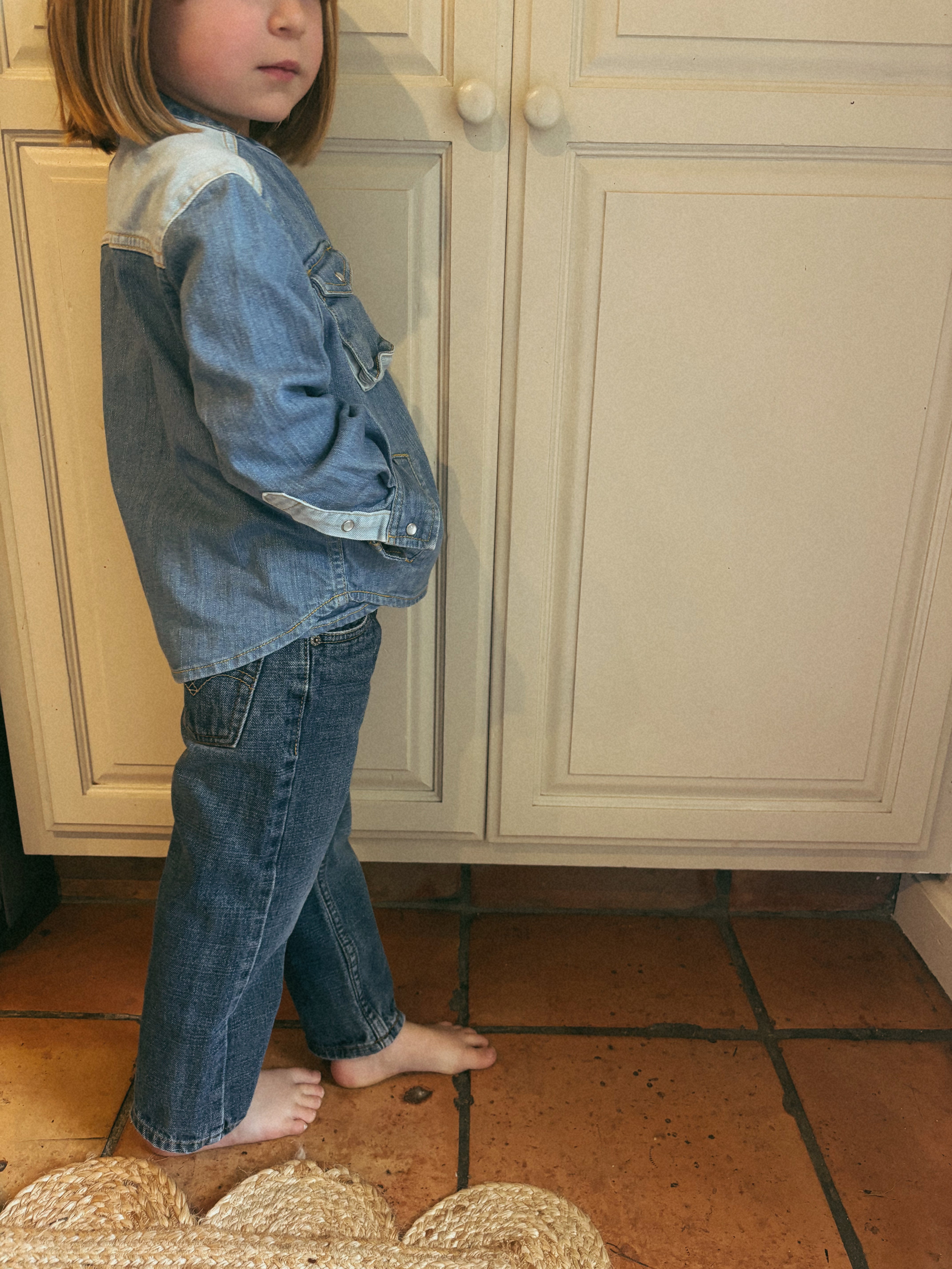 Vintage - Levi's Straight Relaxed Fit Jeans 3-4Y