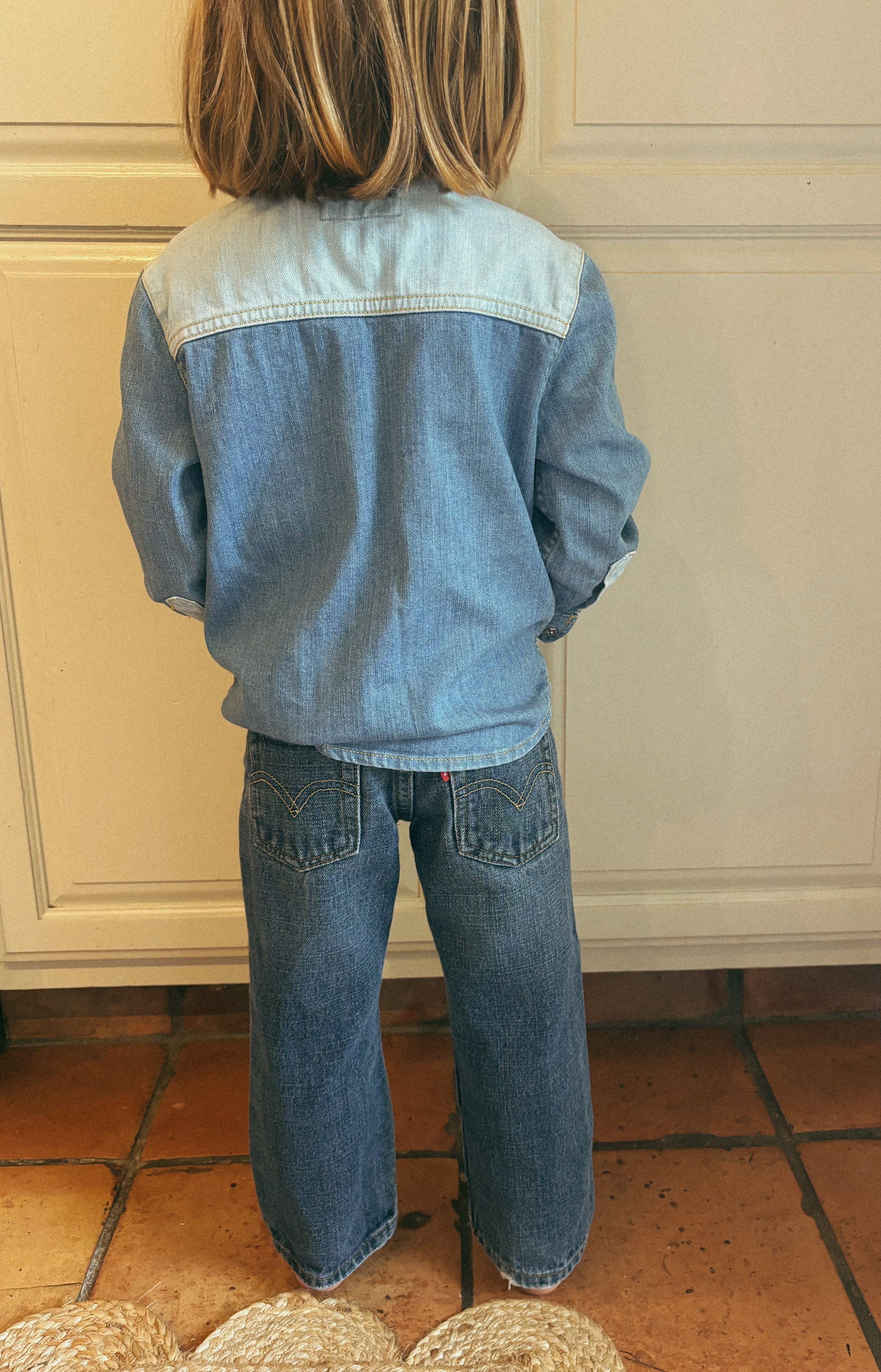 Vintage - Levi's Straight Relaxed Fit Jeans 3-4Y