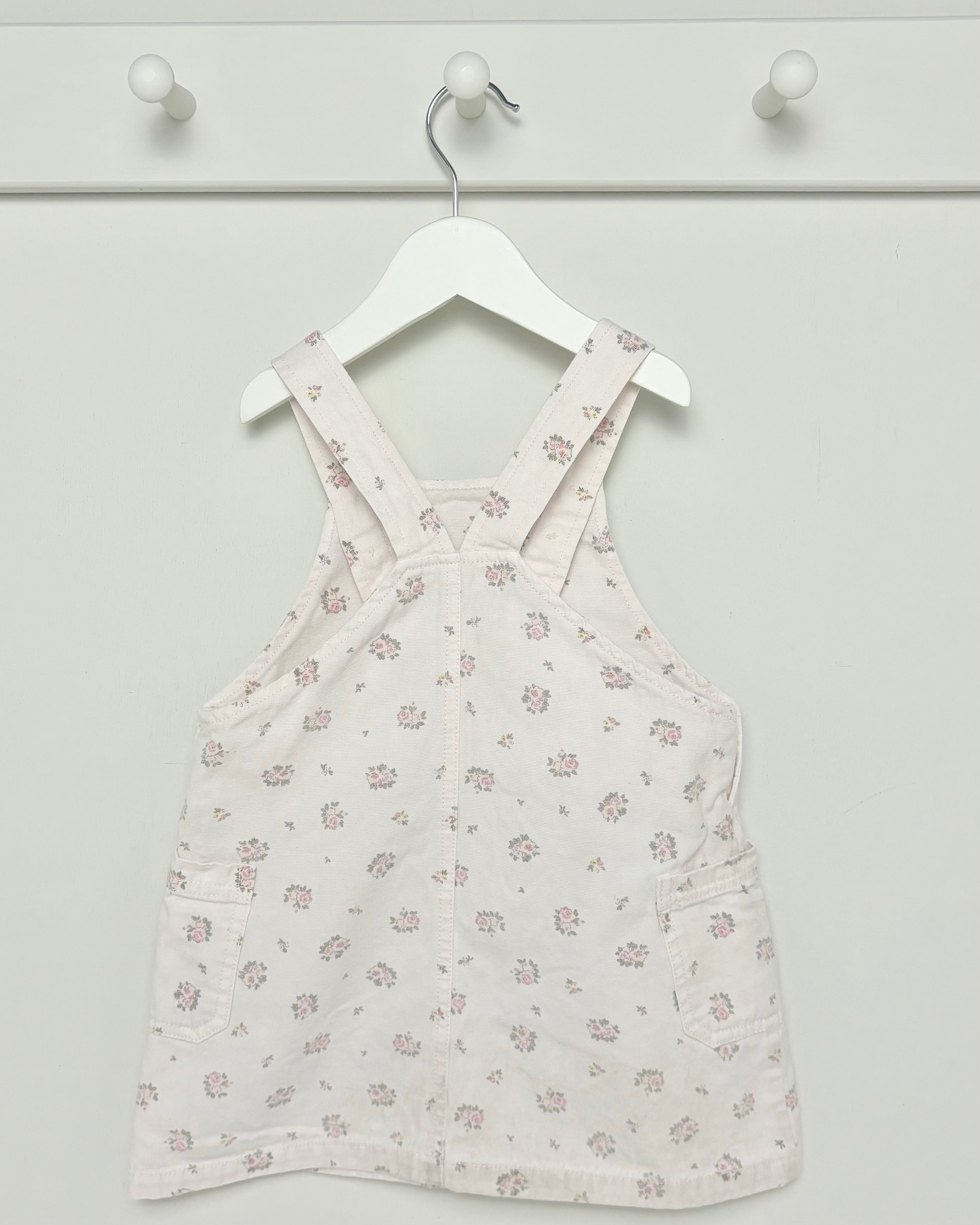 Laranjanha - Floral Jumper Dress 3Y