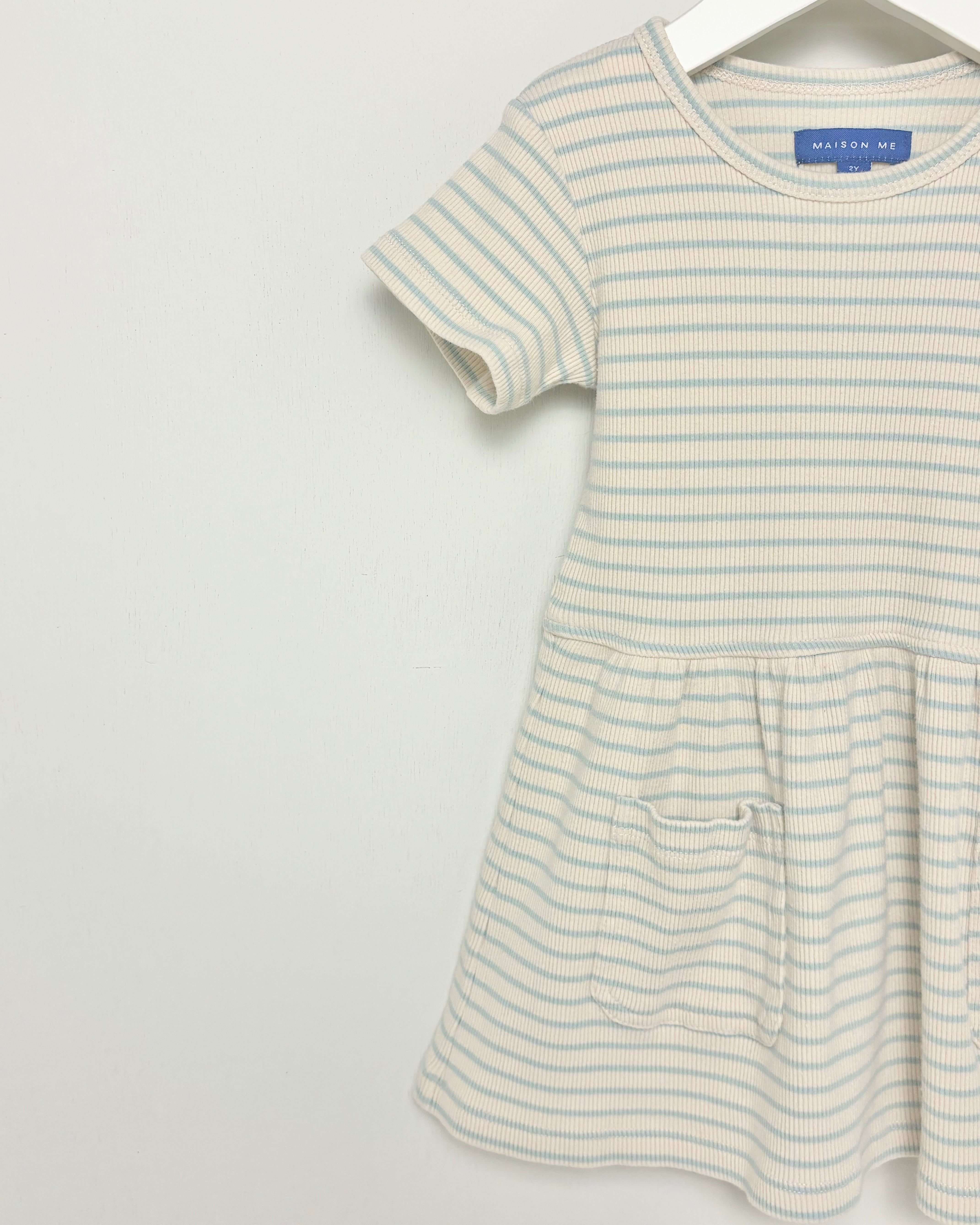 Maison Me - Ribbed Stripe Dress 2Y