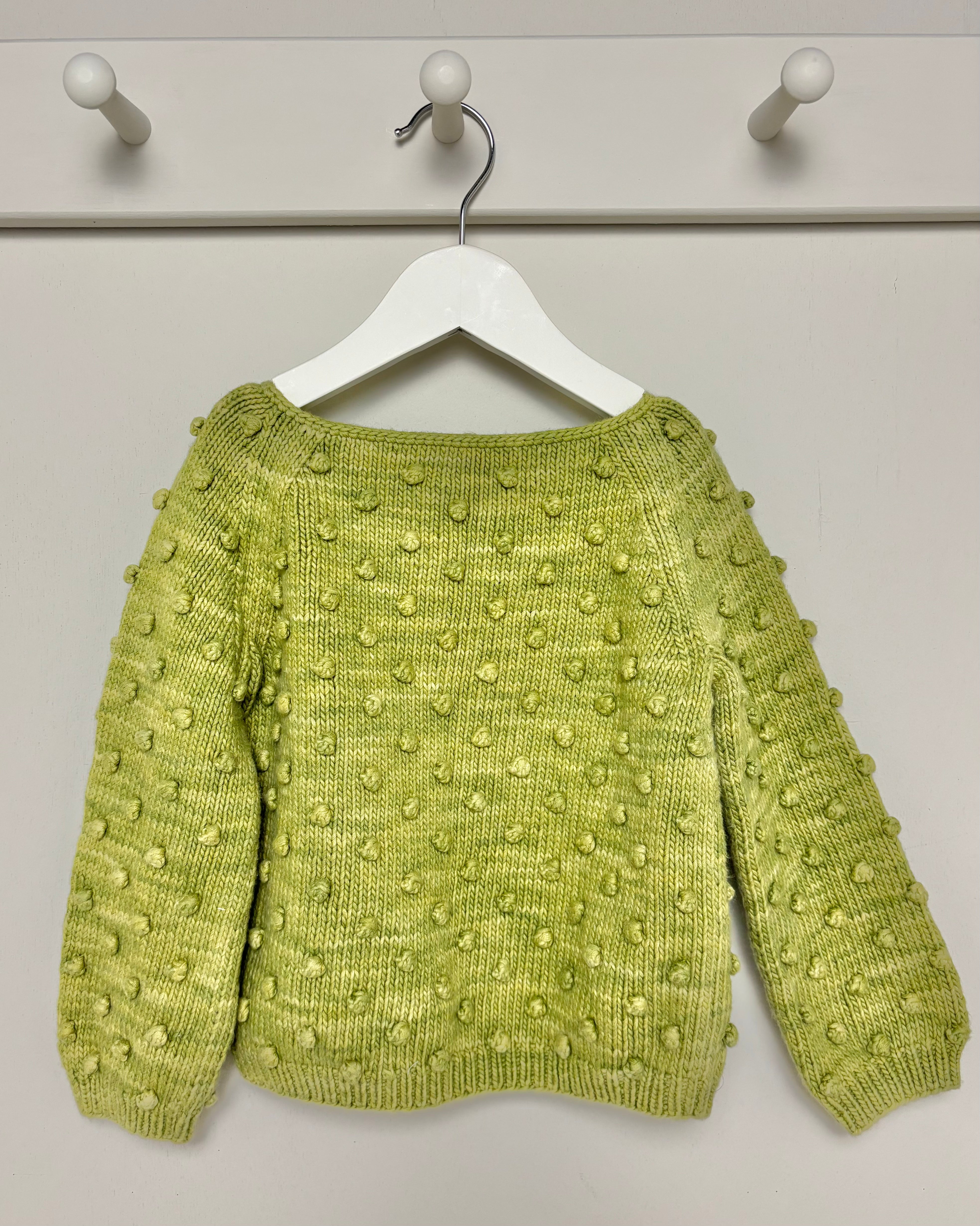 Misha & Puff - NWOT Green Popcorn Sweater 3Y