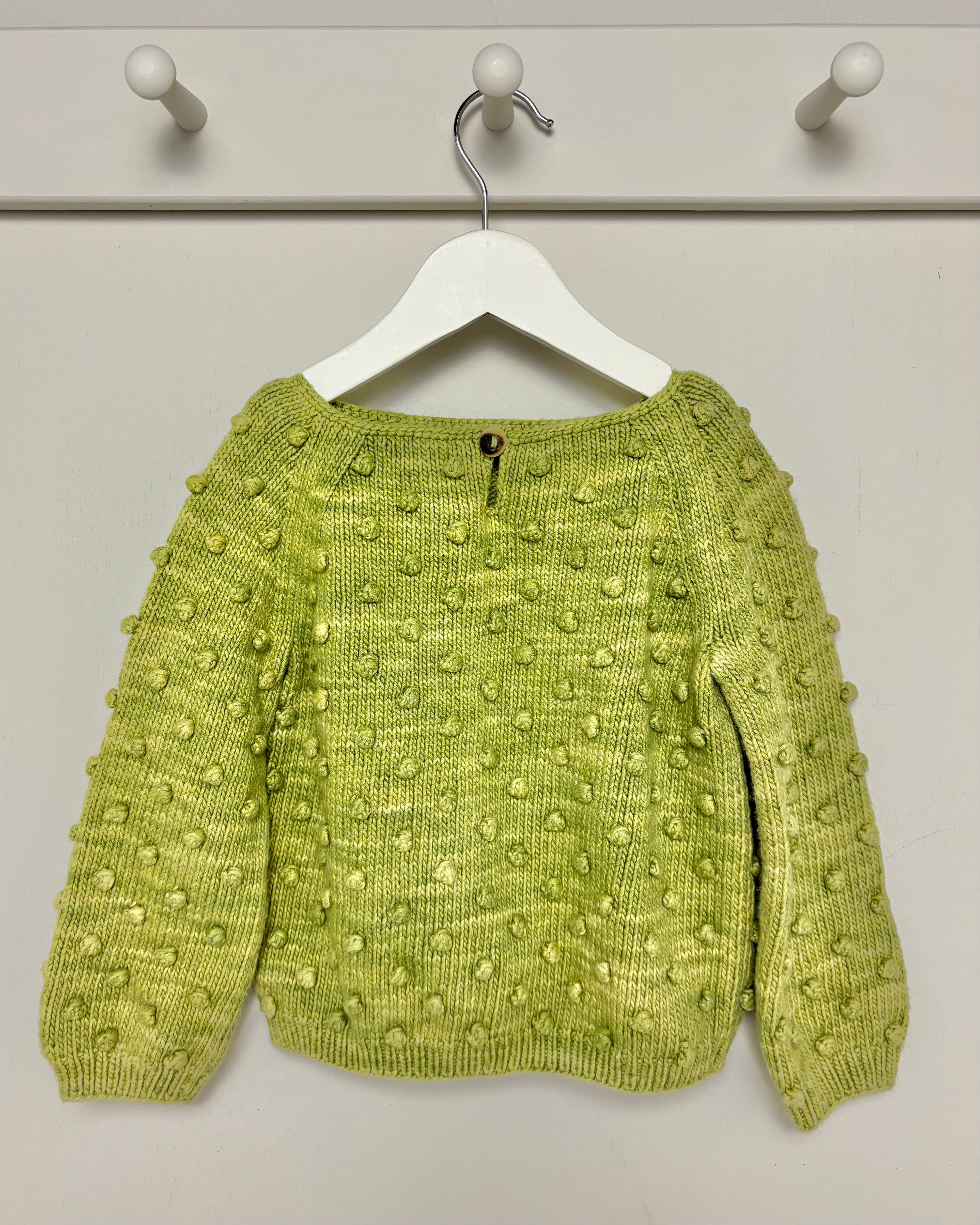 Misha & Puff - NWOT Green Popcorn Sweater 3Y