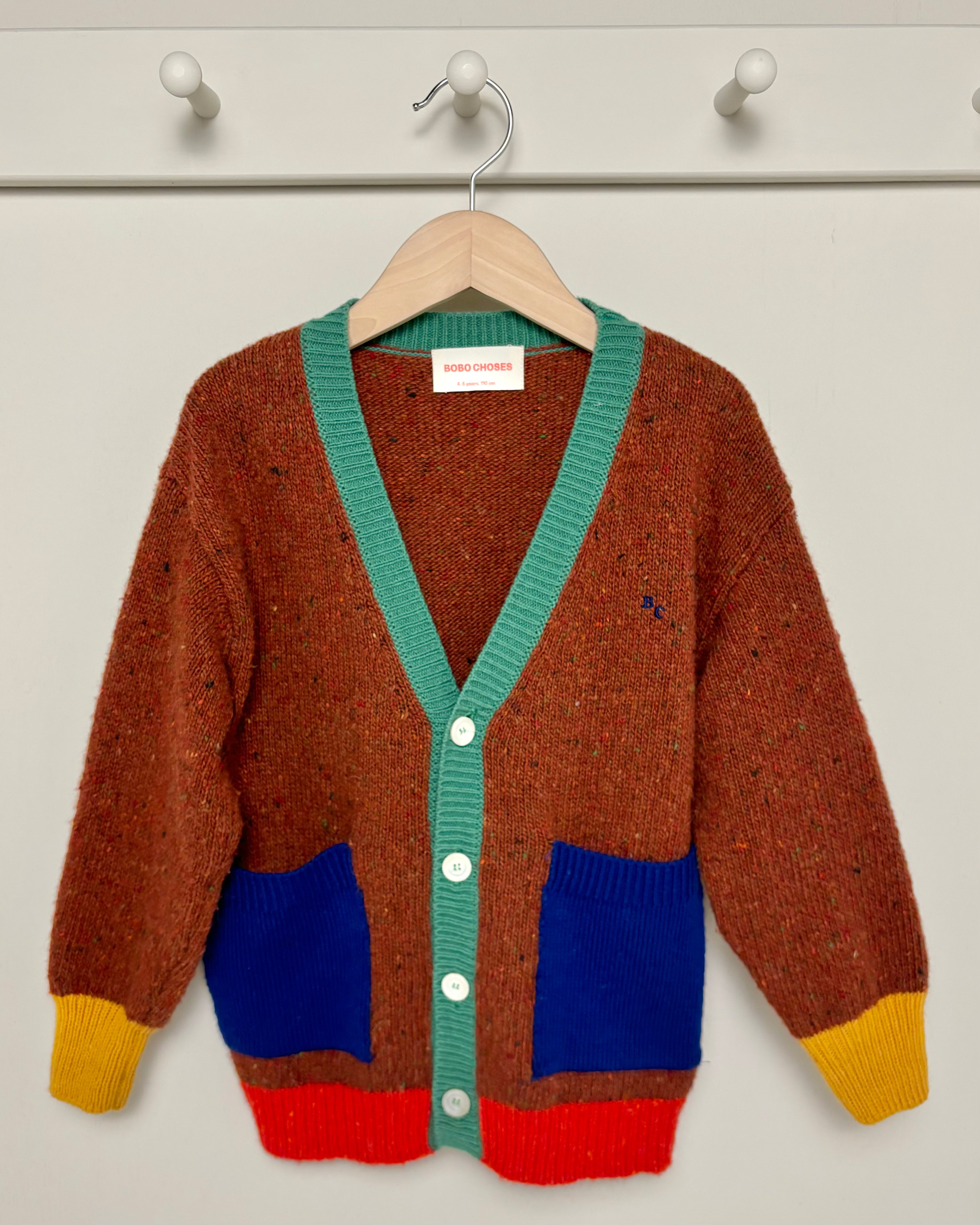 Bobo Choses - Block Print Cardigan 4-6Y