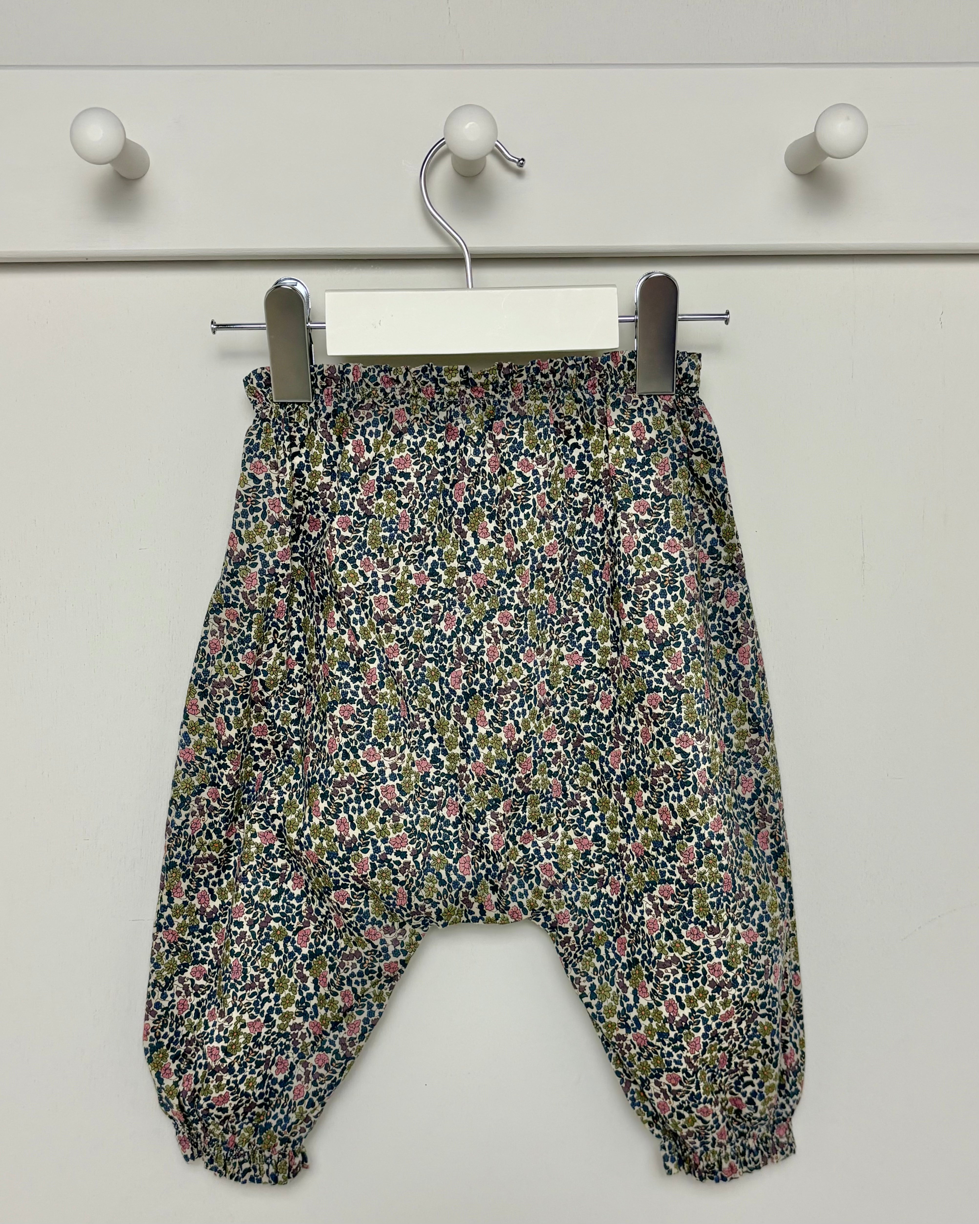 Makie - Floral bloomer pants 6-9M