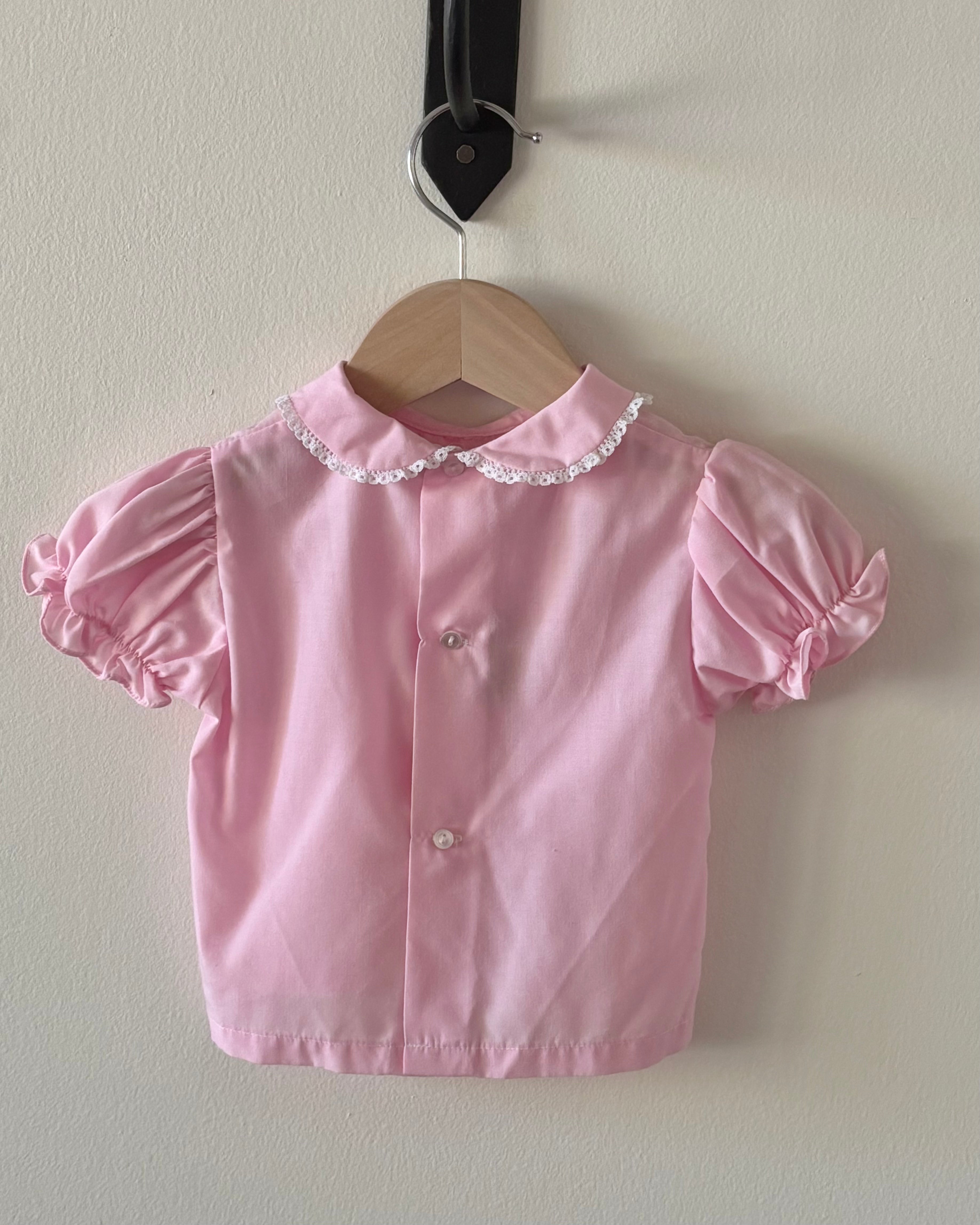 Vintage - Peter Pan Collar Lace Top 18-24M