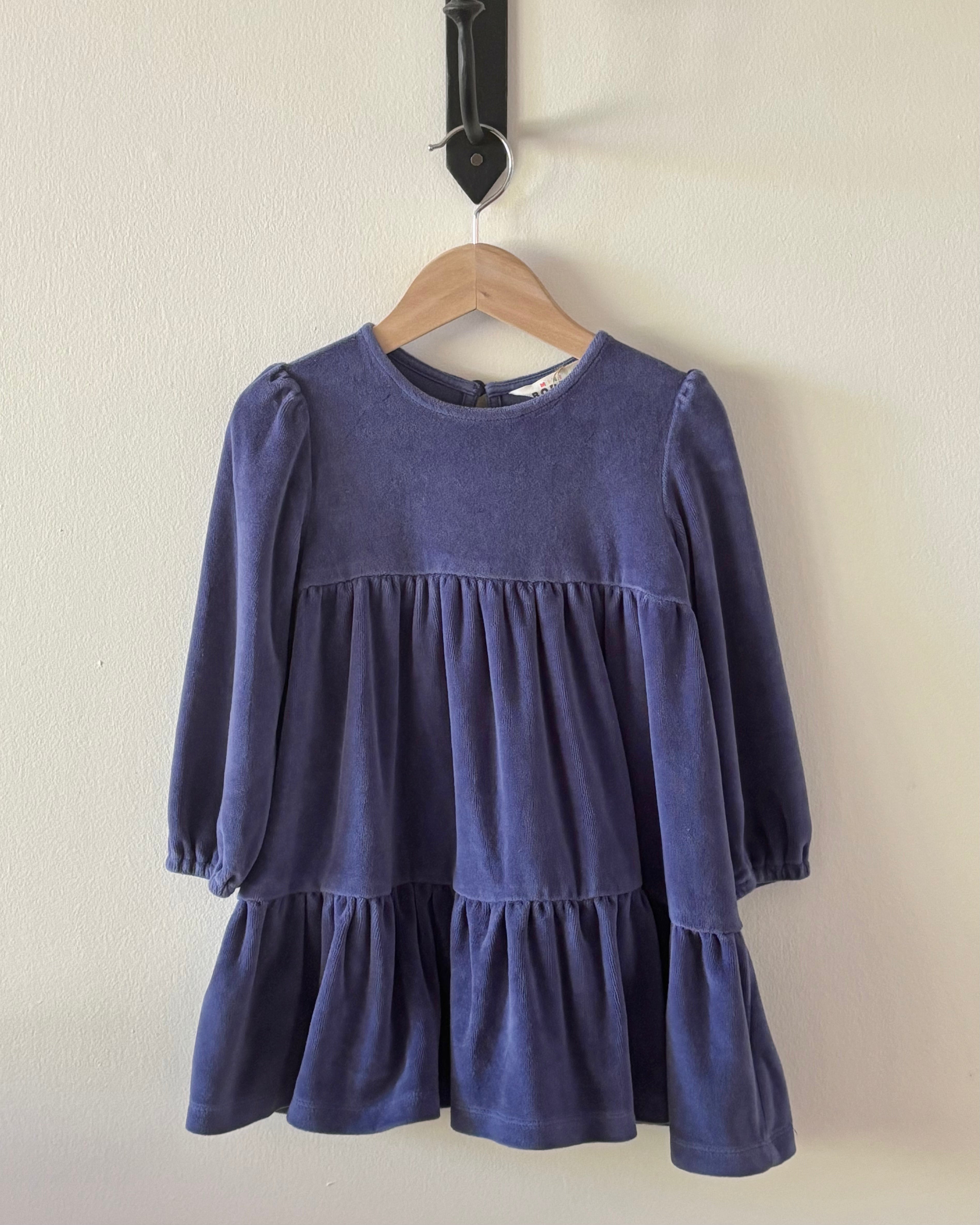 Mini Boden - Velour Dress 3-4Y