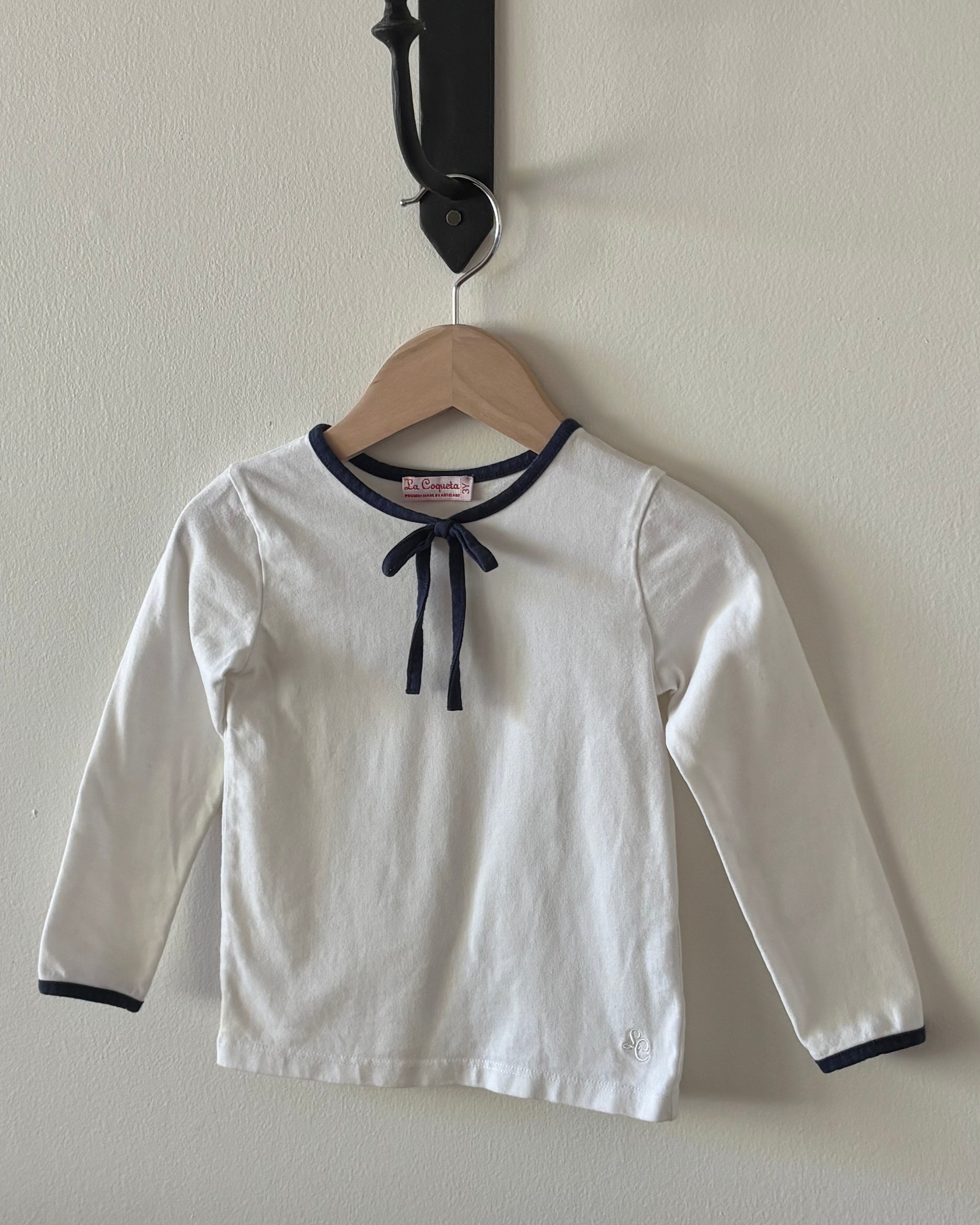 La Coqueta - Bow Detail Long Sleeve 3Y