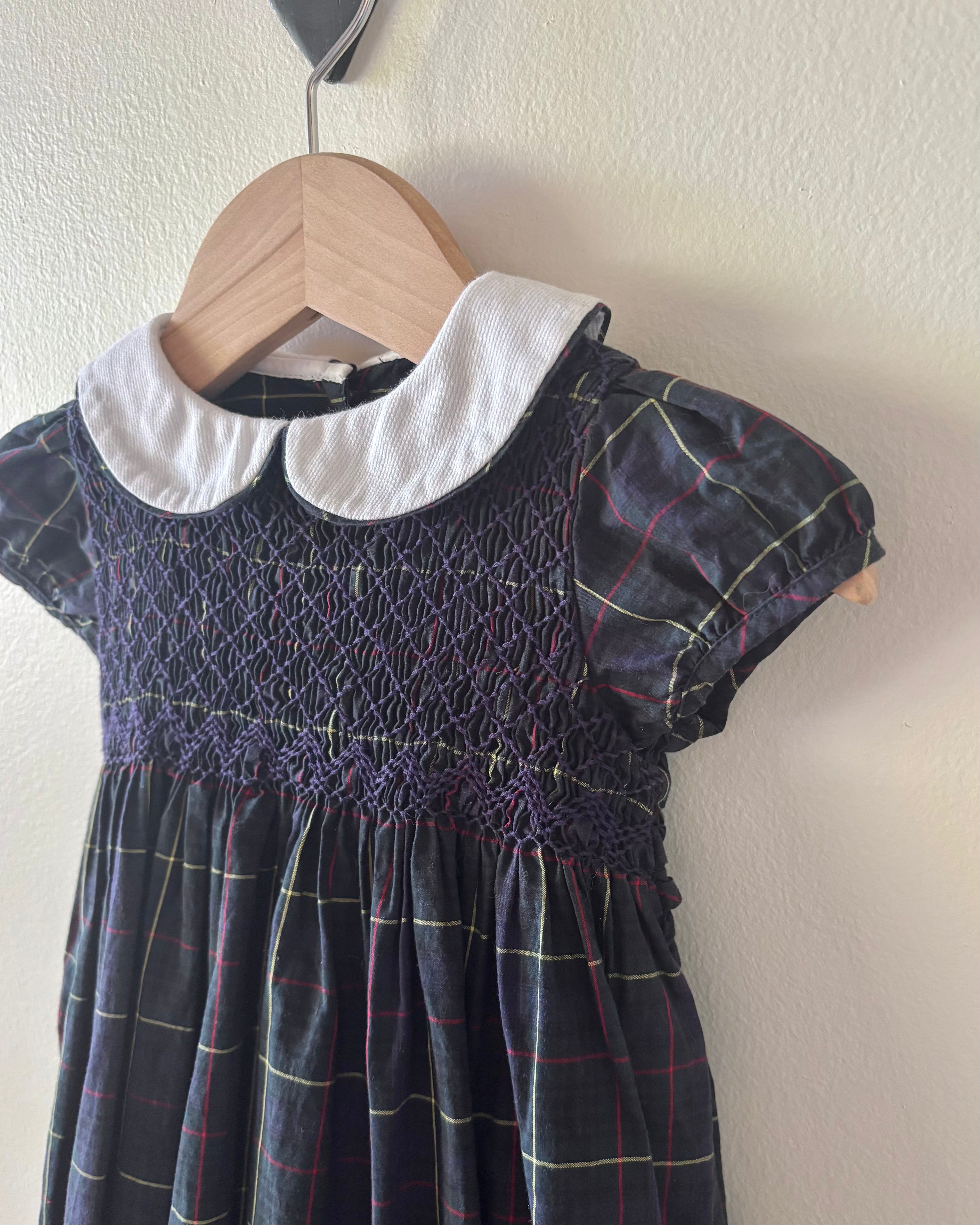 Vintage - Ralph Lauren Tartan Plaid Dress 18-24mo