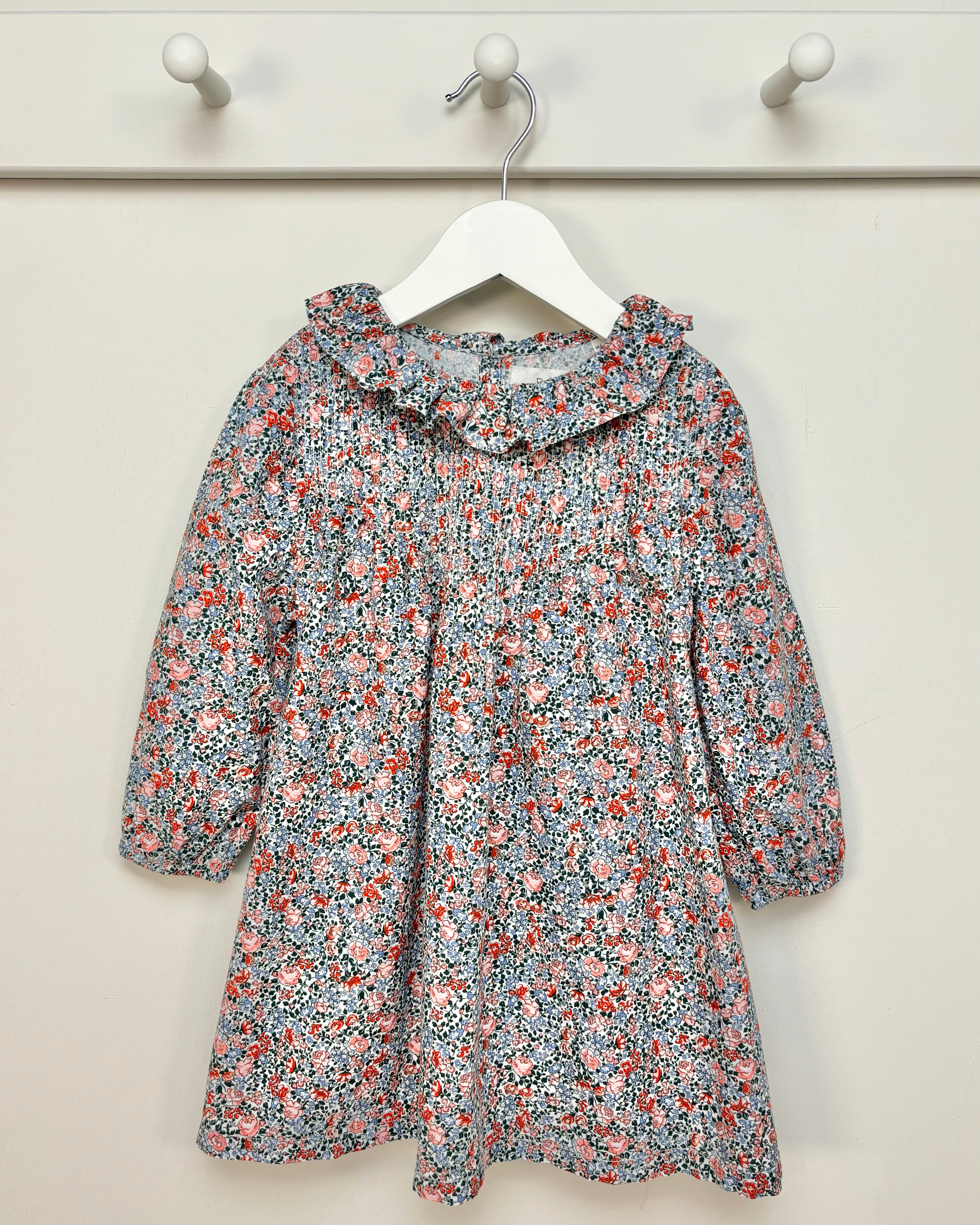 Doen - Ruffle Neck Floral Dress 2-3Y