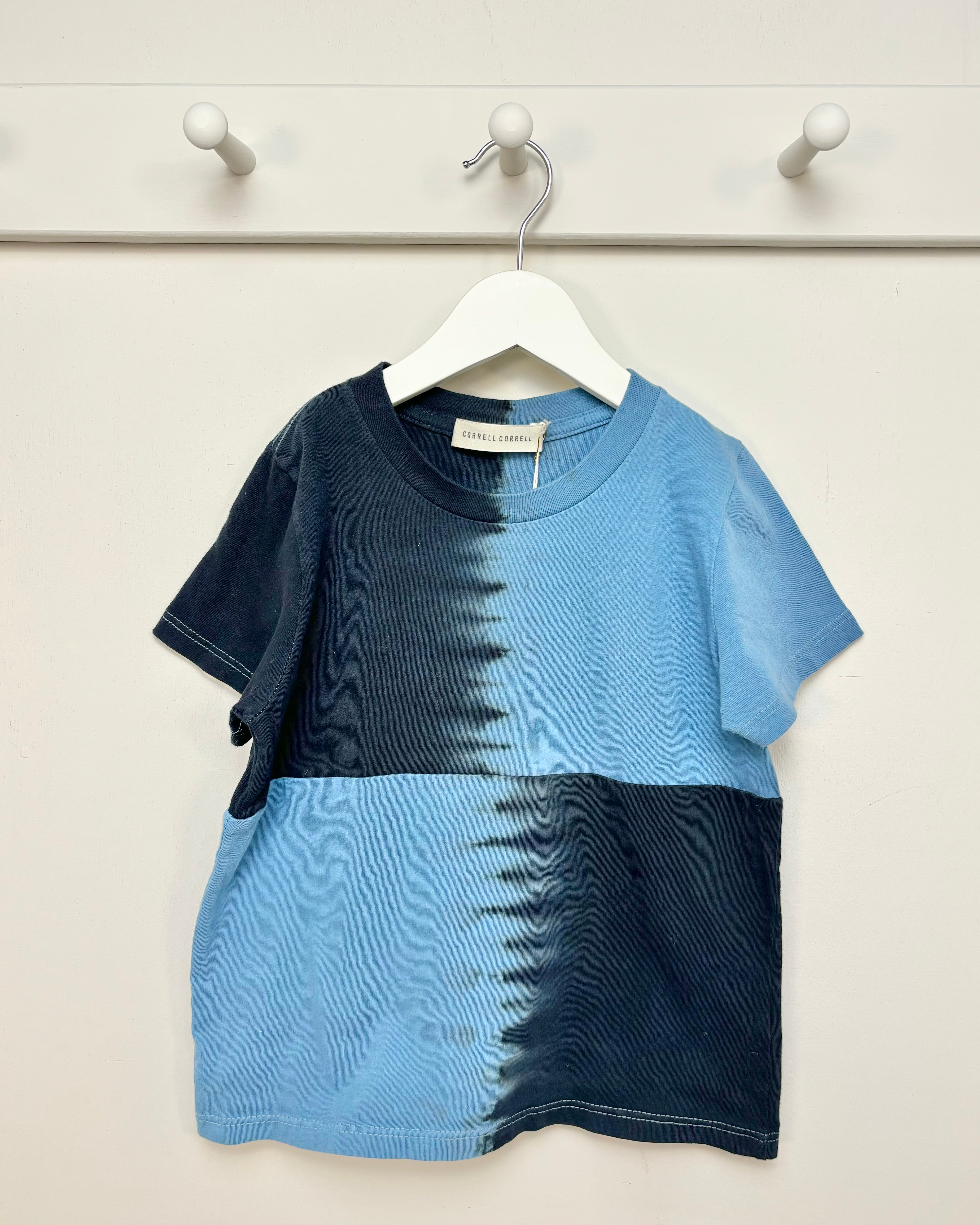 Correll Correll - Blue Tie Dye Tee 4-5Y