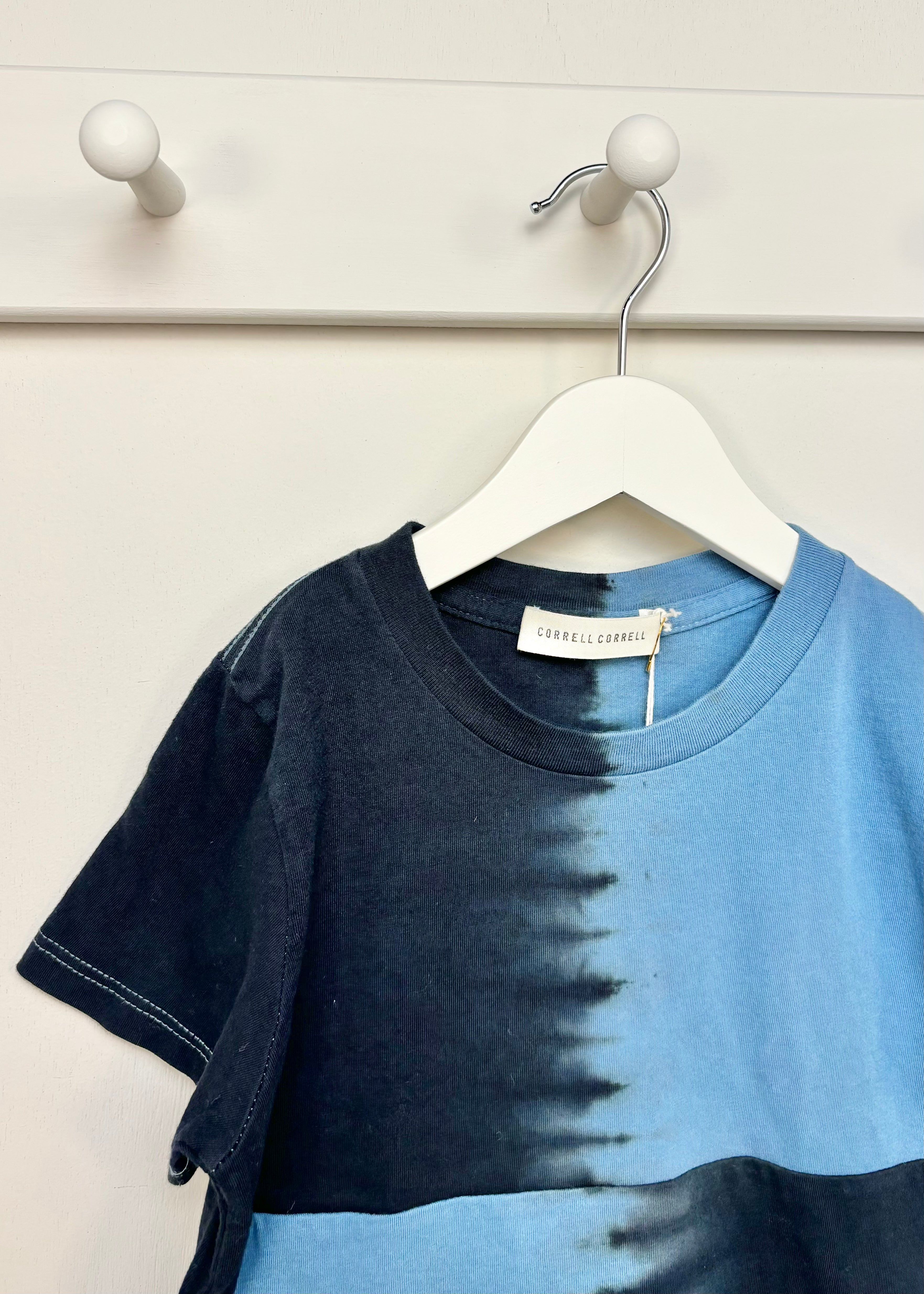 Correll Correll - Blue Tie Dye Tee 4-5Y