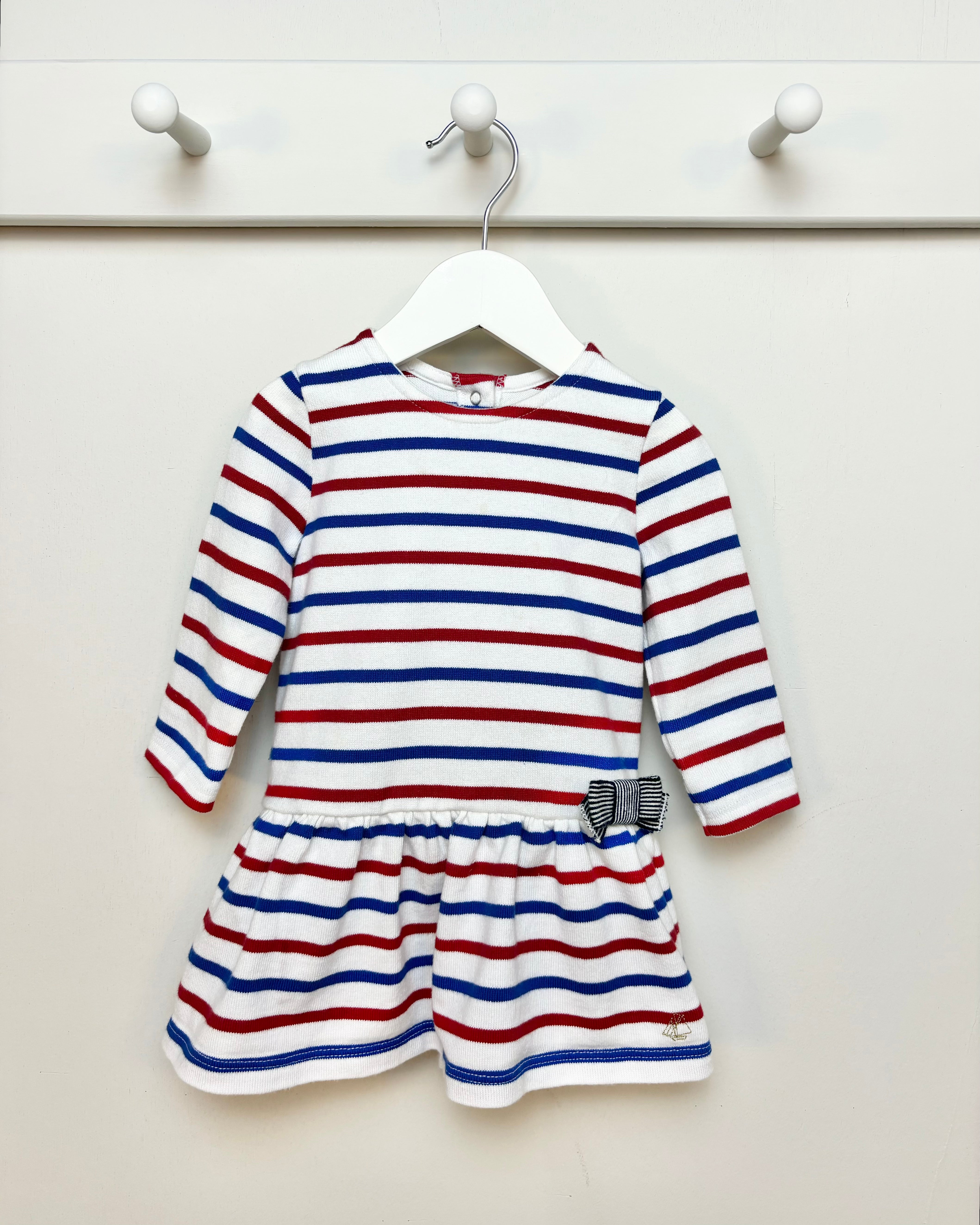 Petit Bateau - Stripe Dress 6M