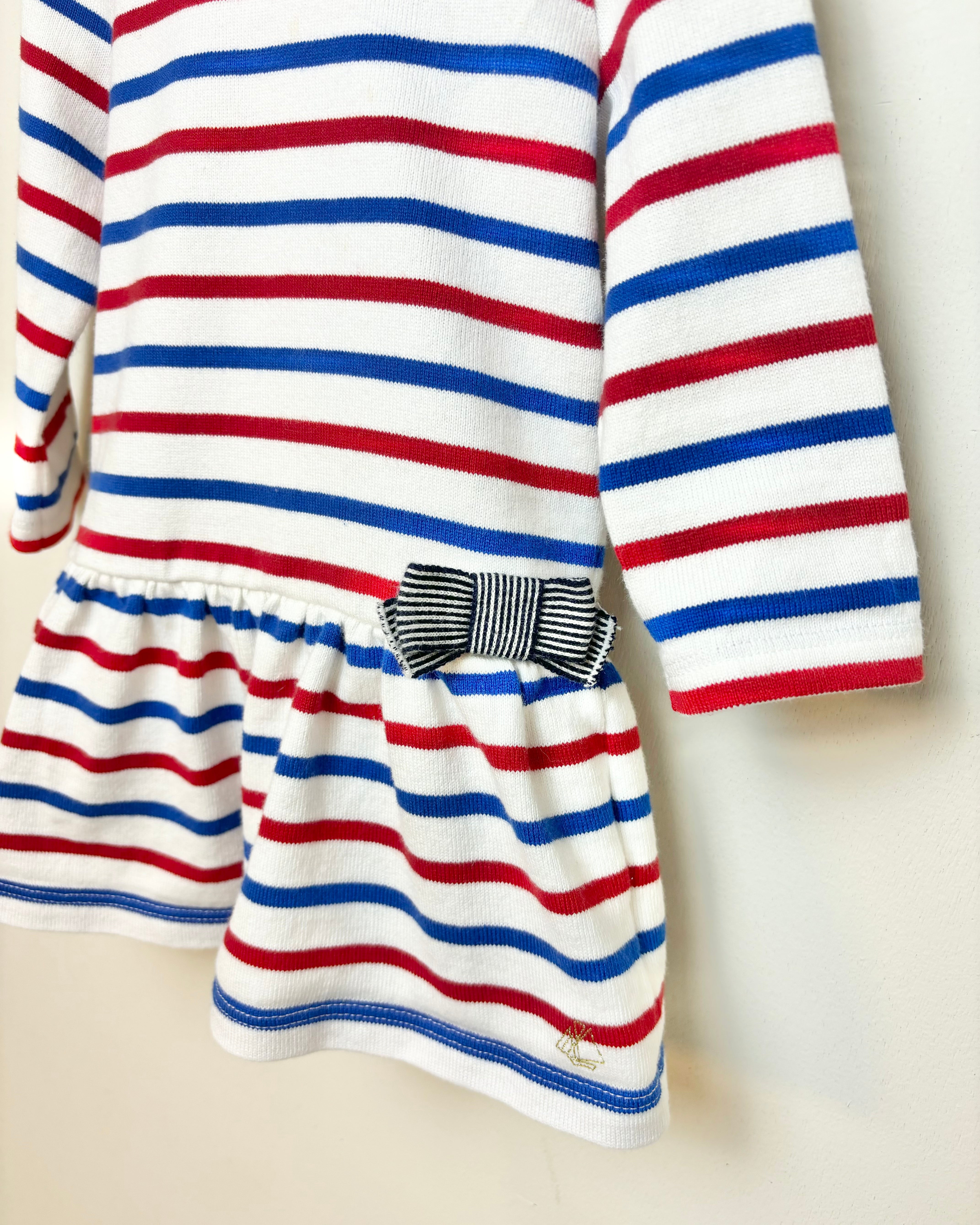 Petit Bateau - Stripe Dress 6M