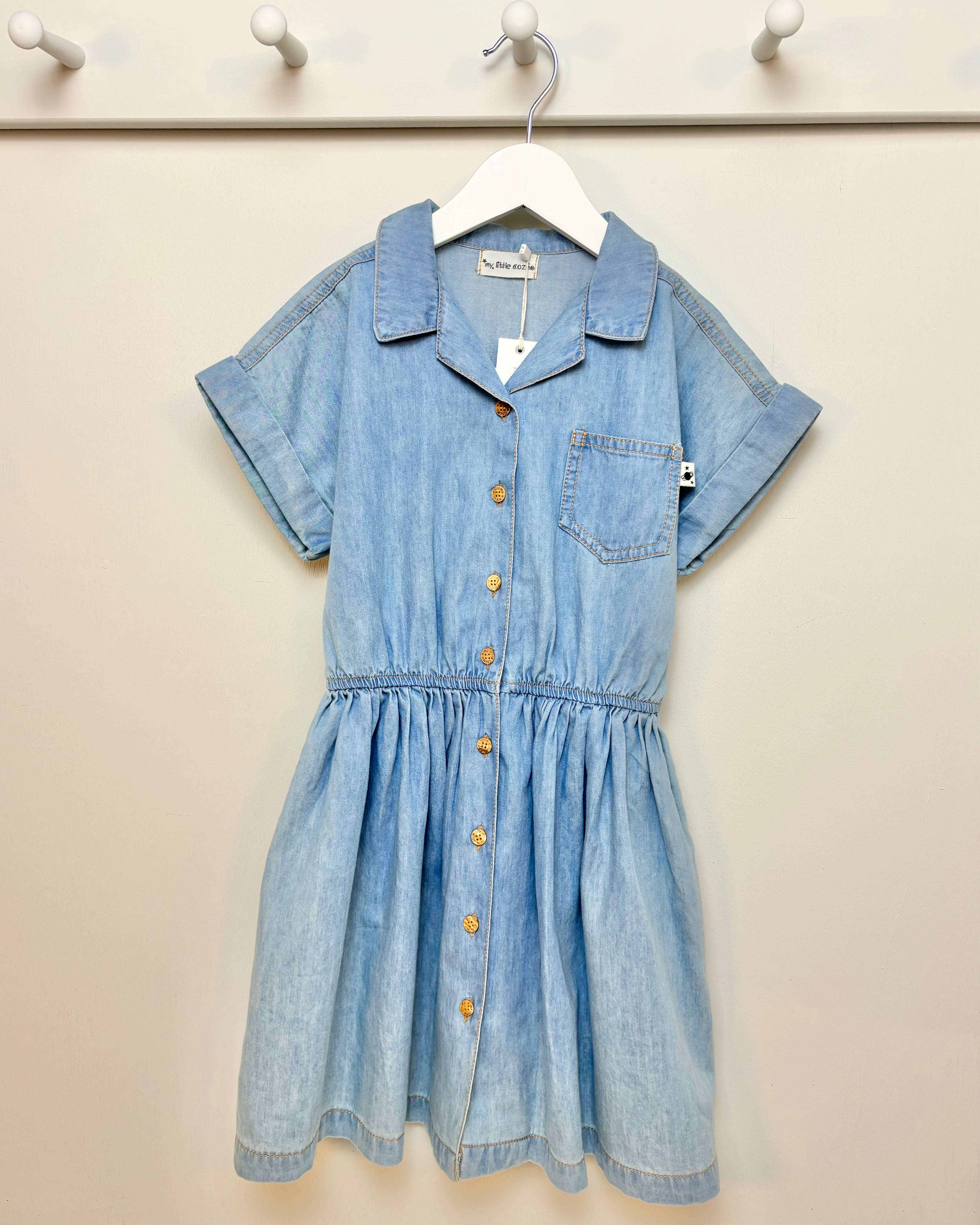 My Little Cozmo - NWT Chambray Dress 4-5Y